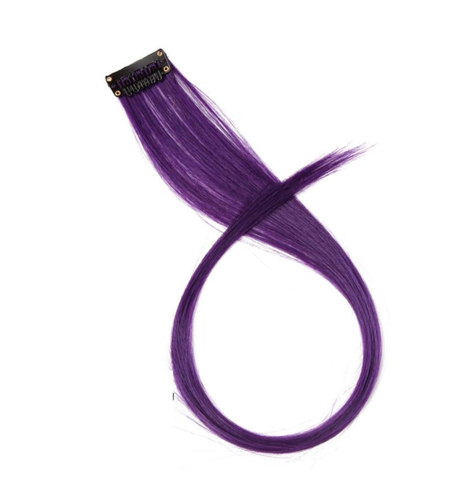 20-Inch Color Highlight Synthetic Hair Extensions & Clips | Fashion Wig 18 Inches #1B - Shop Now! - Buy Online on GoSupps.com