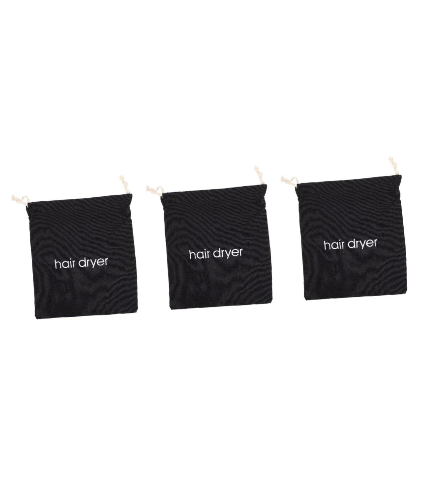 Mikinona 3pcs Hair Dryer Storage Bag Blowdryer Hair Dryer Case for Travel Hair Accesories Hairdressing Fabric - Buy Online on GoSupps.com