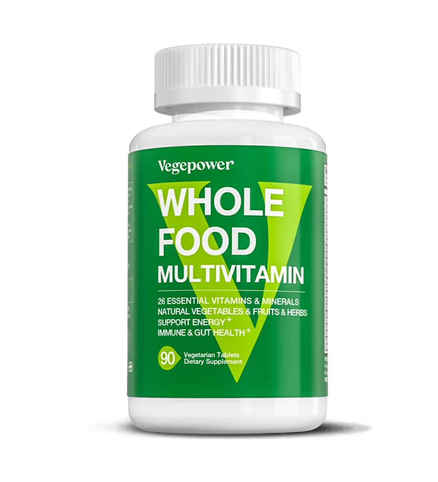 Organic Whole Food Multivitamin for Men Women - Energy & Immune Support - Non-GMO Vegan Tablets - 90 Count - Buy Online on GoSupps.com
