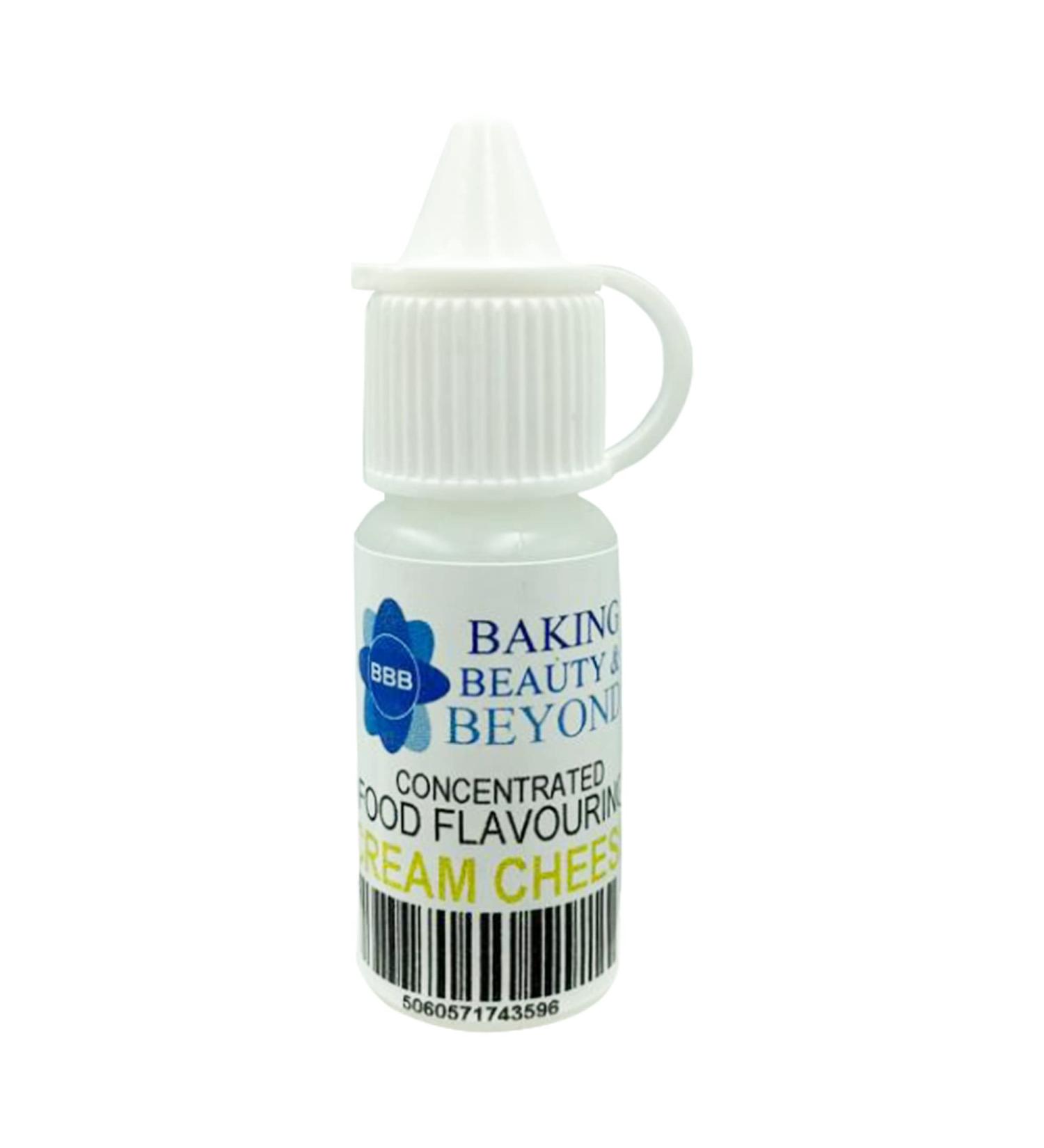 Baking Beauty and Beyond Concentrated Food Flavouring Oil - Dozen of Professional Quality Food Grade Flavouring Oil for Candy Making Baking Cooking Lip Balm and Lip Gloss - Cream Cheese (10ml) - Buy Online on GoSupps.com