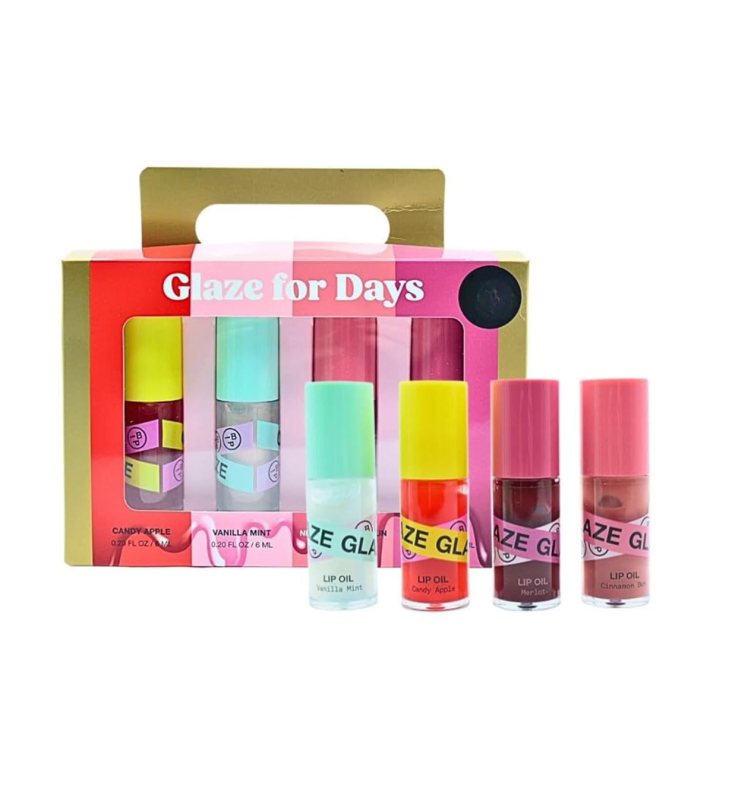 iNNBEAUTY PROJECT Glaze For Days | 4-Piece Lip Oil Set - Hydrating & Nourishing | Shop Internationally - Buy Online on GoSupps.com