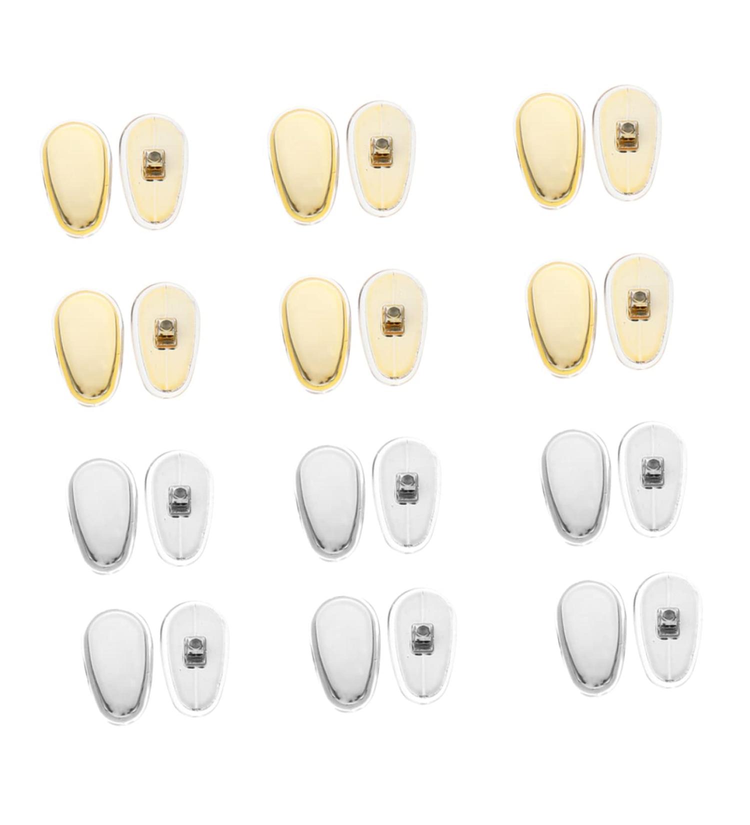 Buy Gleavi Silicone Nose Pads for Glasses | 12 Pairs Slide-Resistant Sunglasses & Eyewear Accessories - International Shipping Available - Buy Online on GoSupps.com