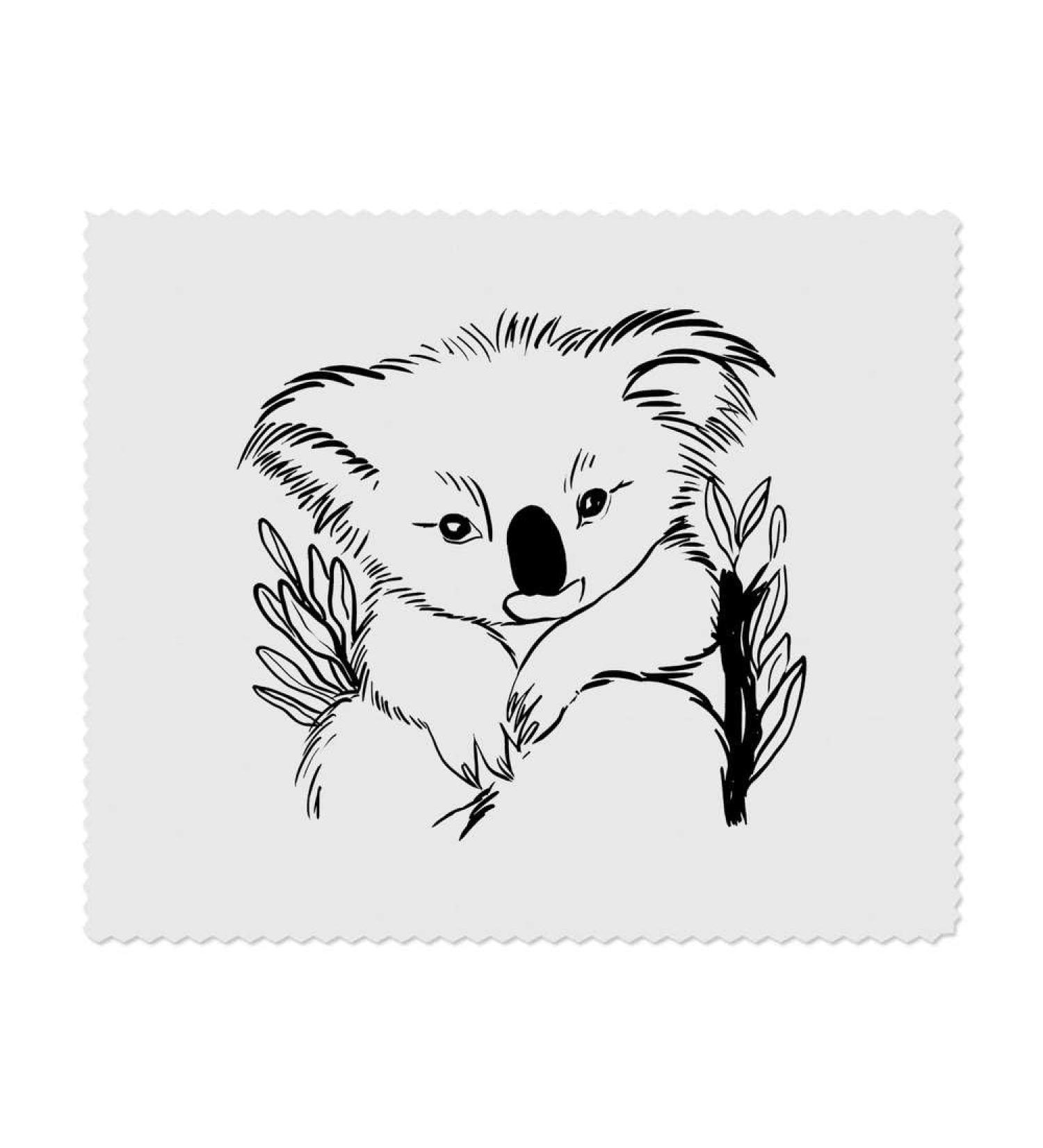 Buy 2 Cute Koala Microfiber Glasses Cleaning Cloths | Eco-Friendly Lens Cleaner | Perfect Gift - Buy Online on GoSupps.com