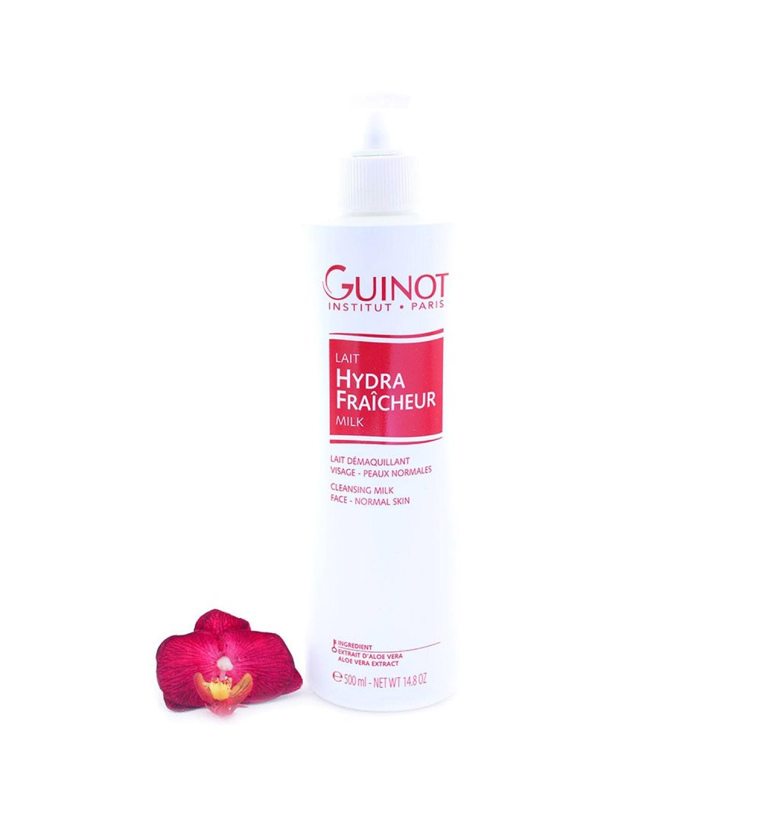 Guinot Lait Hydra Fraicheur Milk - Cleansing Milk 500ml /w Pump
