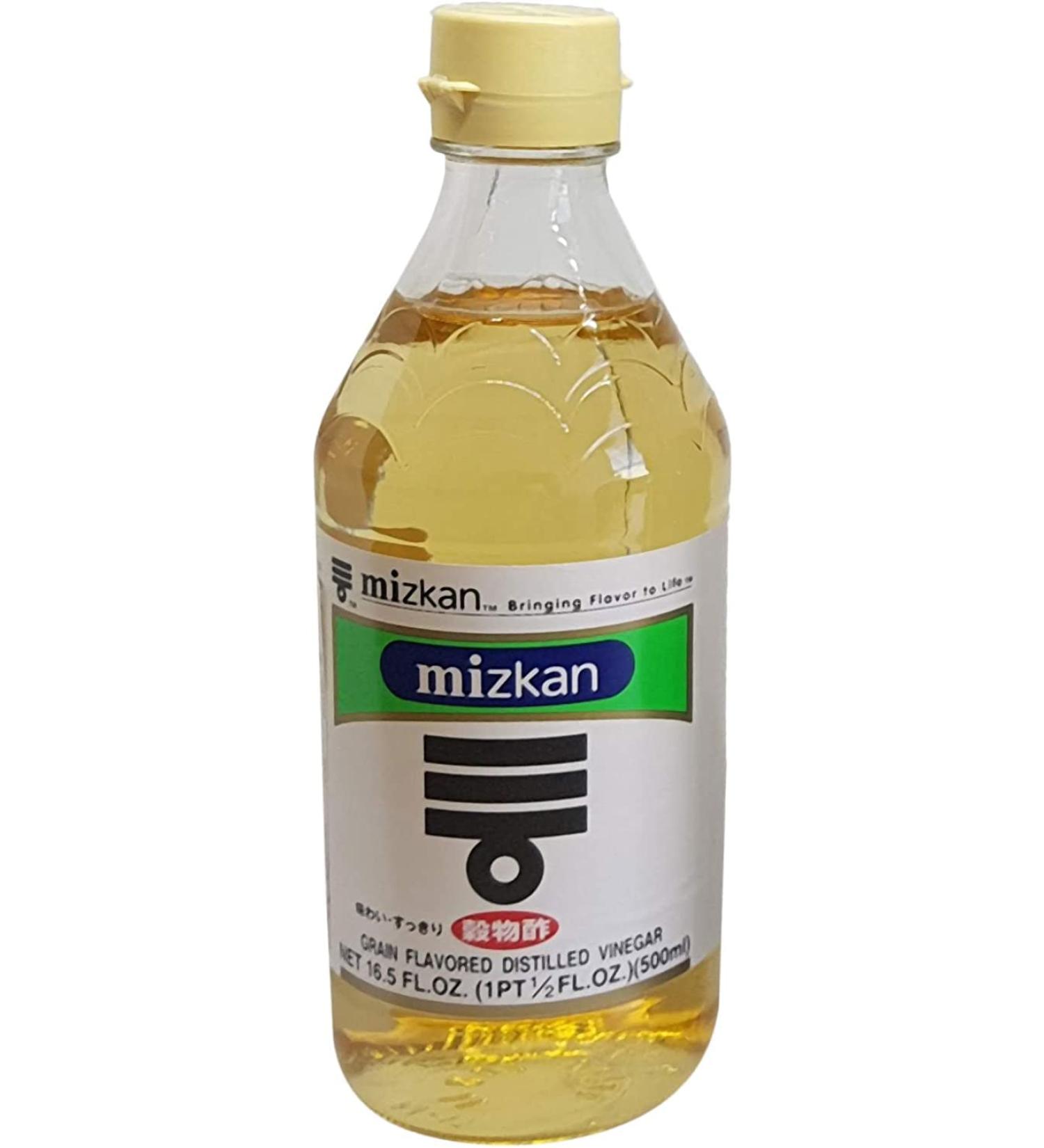 MIZKAN Mitsukan/Mizkan Rice Vinegar 500ML - Seasoning for Asian dishes and sushi rice (Pack of 4 bottles) -