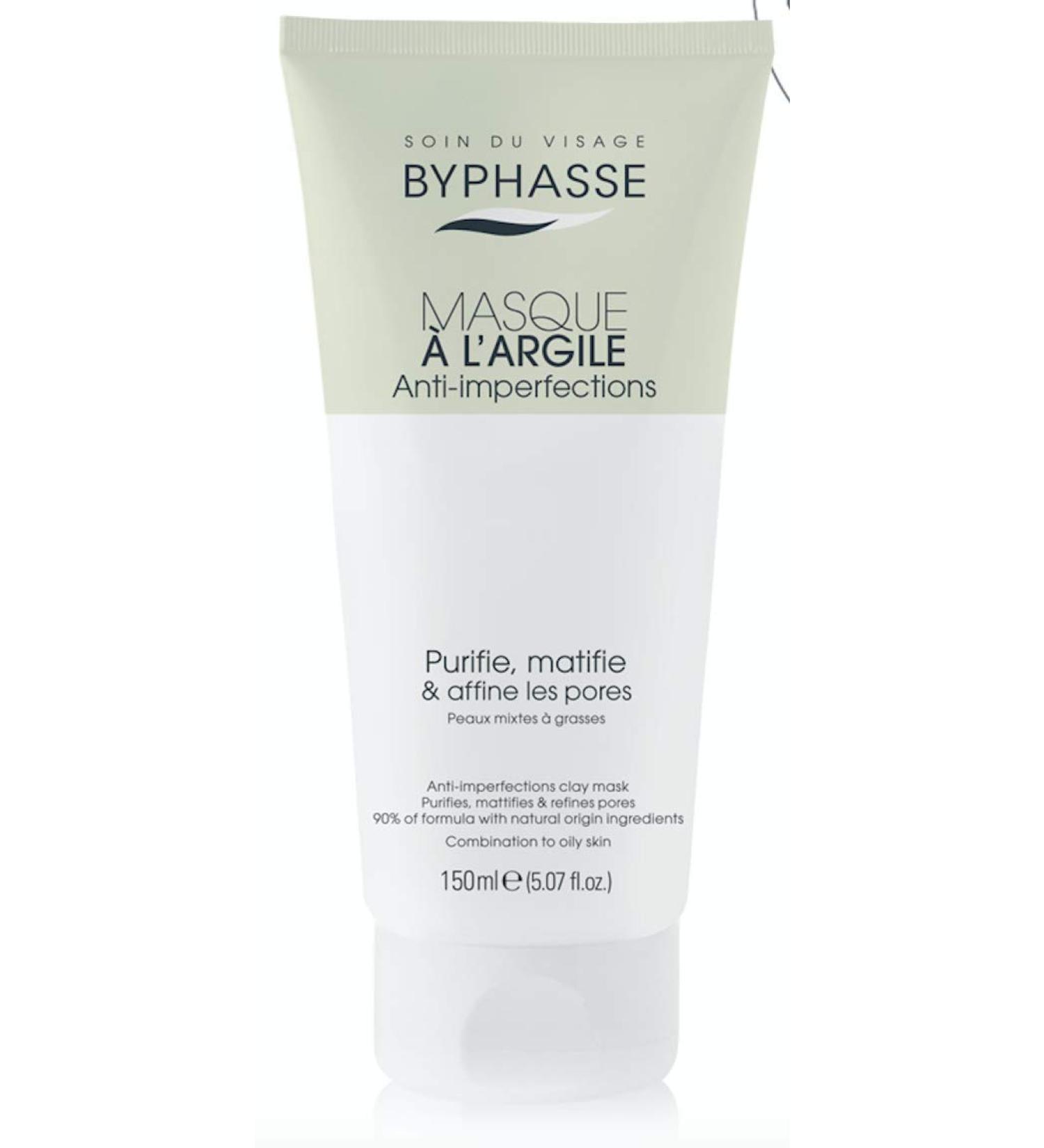 Buy BYPHASSE Clay Mask for Mixed Grass Skin - Anti-Imperfections - 150ml | International Shipping - Buy Online on GoSupps.com