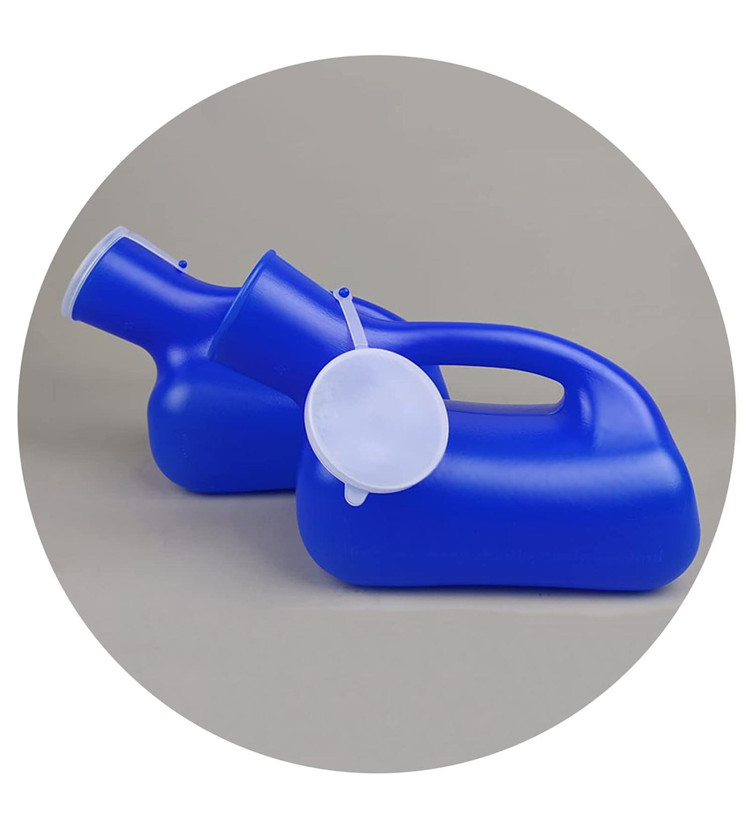 (2 Packs Urinals- Urinals for Men Spill Proof Portable Plastic Material Reusable Easy Cleaning for Incontinence Elderly Child Anyone Who's Bedridden Long-Distance Bus Drivers Happy - Buy Online on GoSupps.com