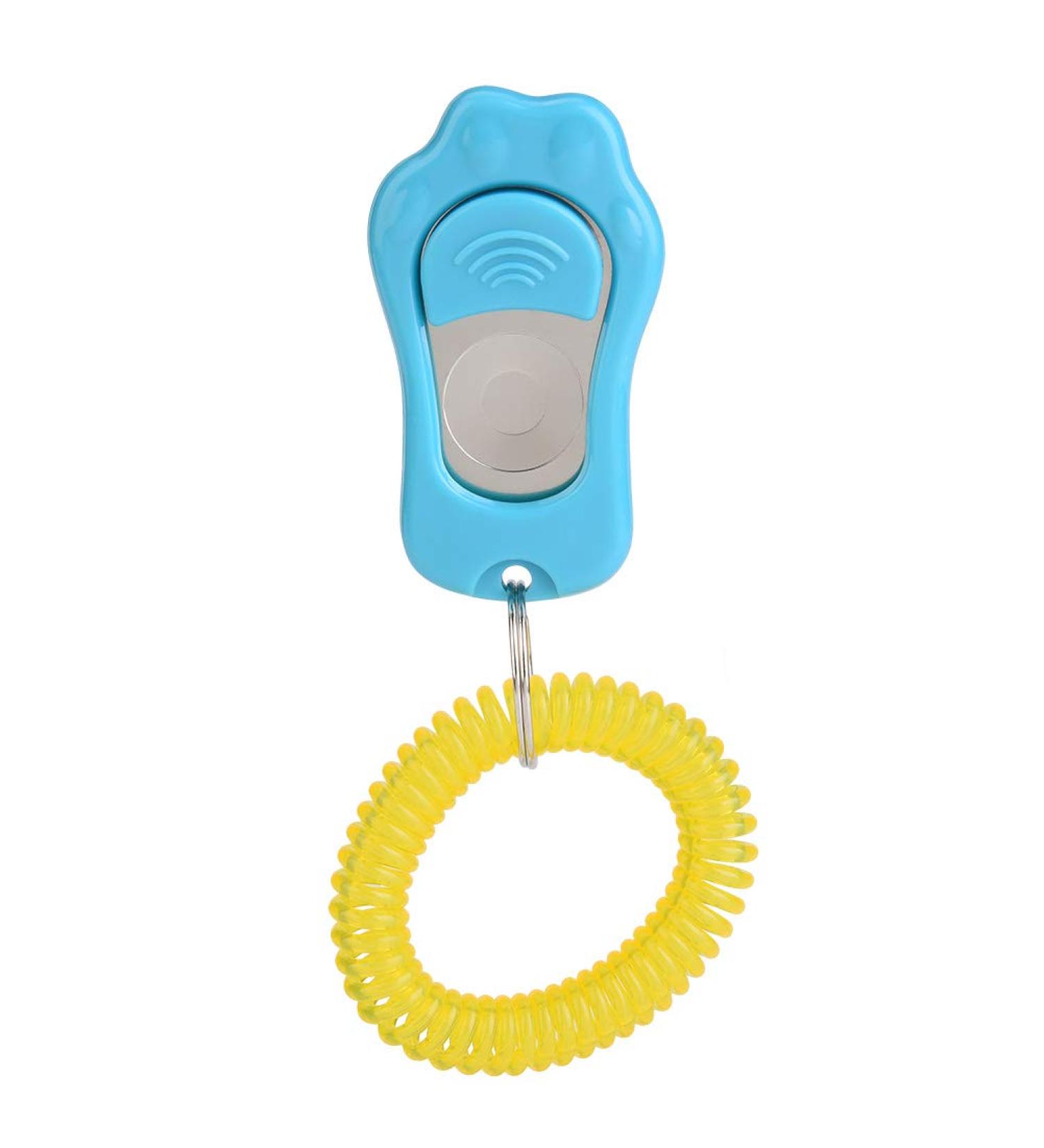 Zerodis Dog Training Clicker - Adjustable 3-Stage Sound Universal Pet Training Device for Cats & Dogs - Blue - Buy Online on GoSupps.com