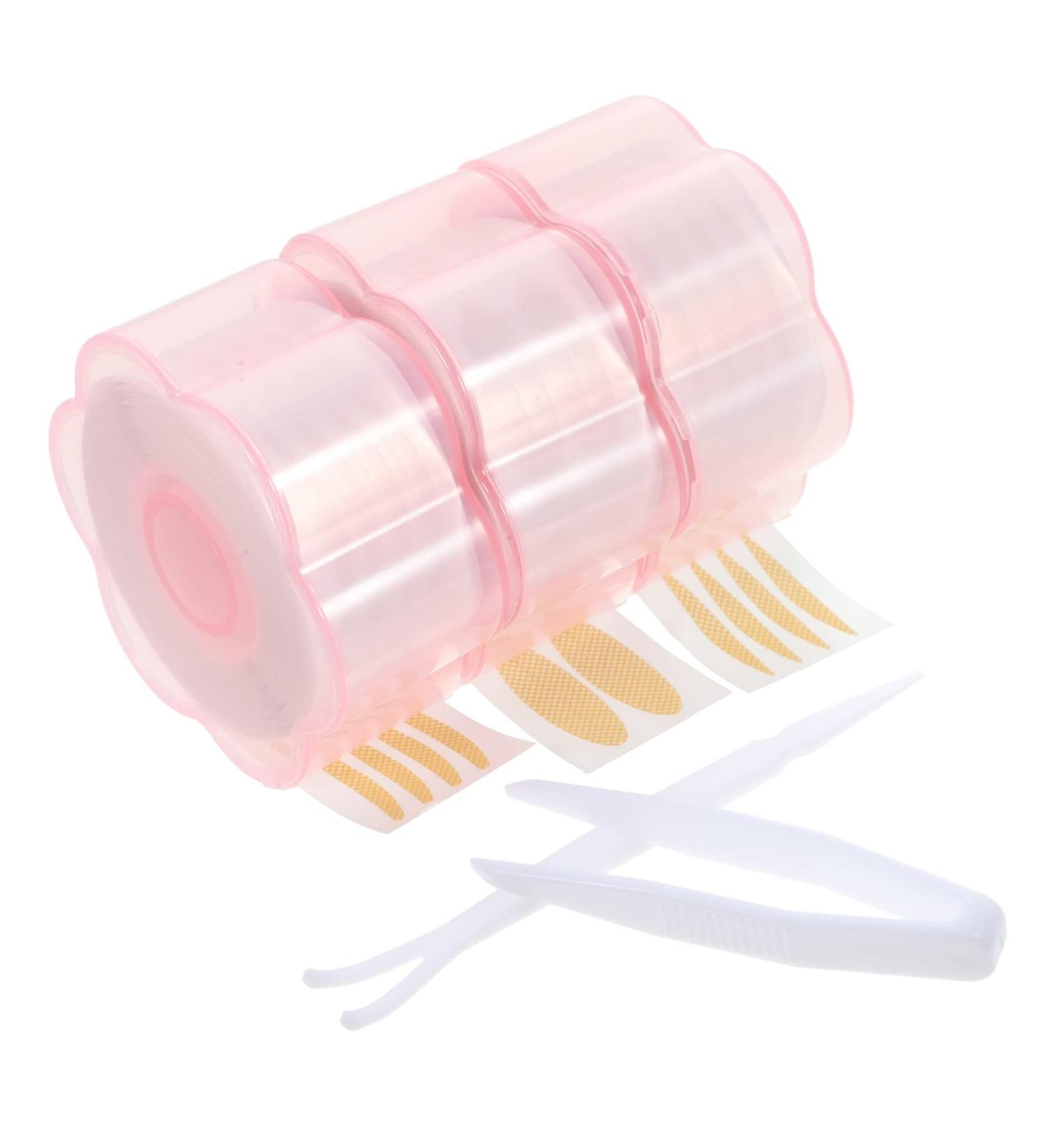 Beavorty Invisible Tape 3 rolls Self-adhesive Eyelash Women Eye with Tapes Lifter Forks Eyelid Strips Double Invisible Lace 1 count (Pack of 1) As Shown - Buy Online on GoSupps.com