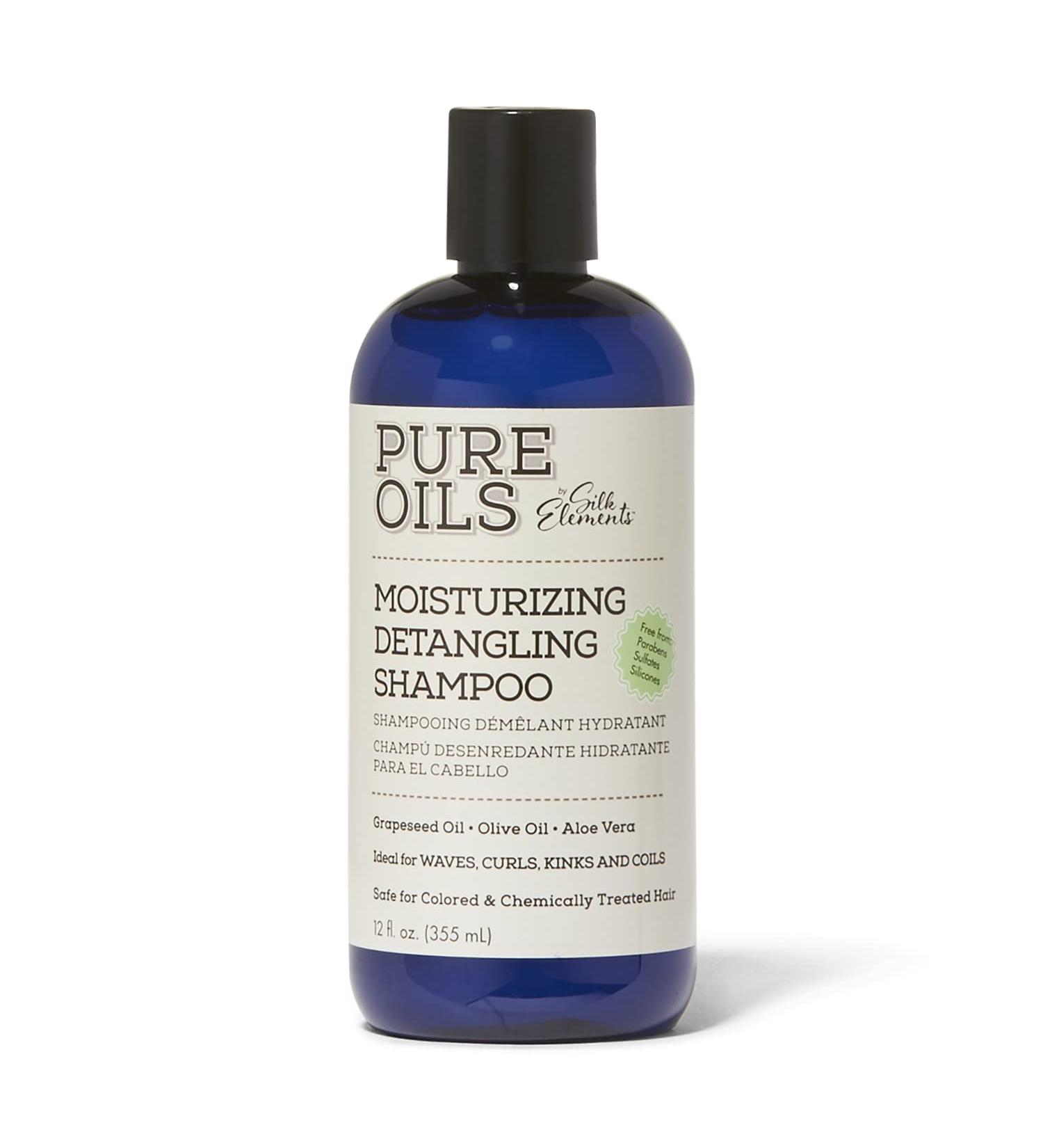 Pure Oils Moisturizing Detangling Shampoo 12fl. OZ (355 ml) - Nourish & Hydrate Your Hair | International Shipping Available - Buy Online on GoSupps.com
