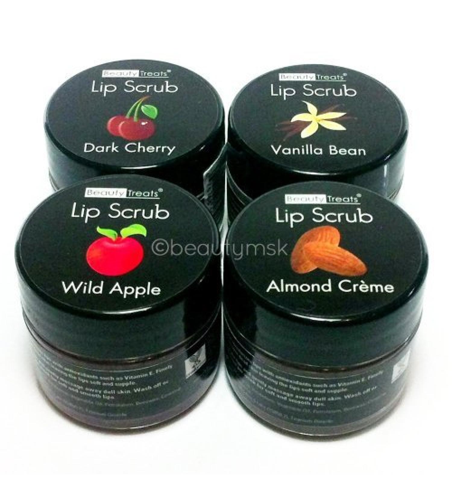 Antioxidant and Vitamin E Lip Scrub Set - 4 Different Flavors (4 pcs) - Buy Online on GoSupps.com