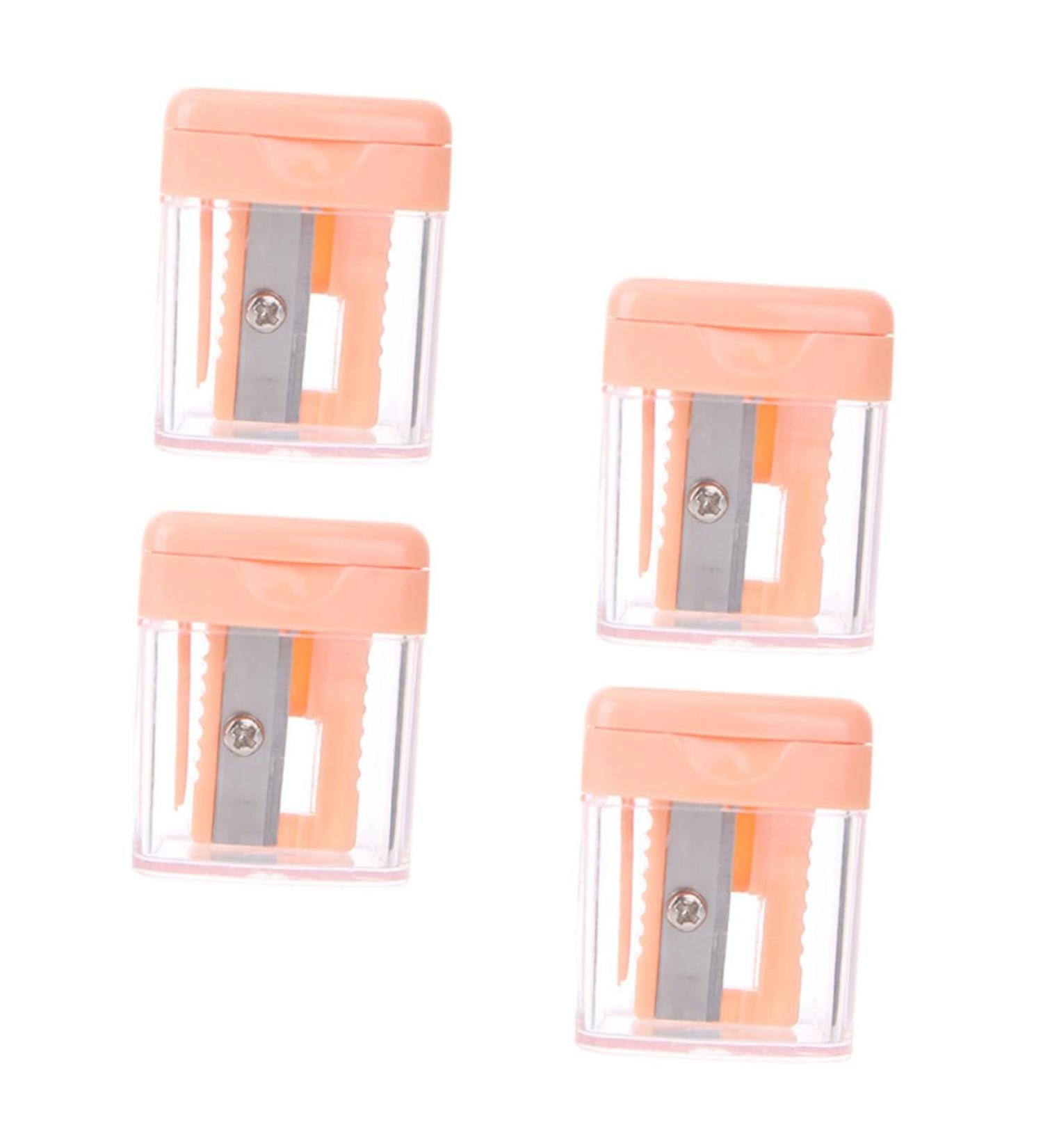 4pcs Pencil Sharpener Set - Eyeliner Lipstick & Makeup Tool - Essential Cosmetic Accessories for Women - Buy Online on GoSupps.com