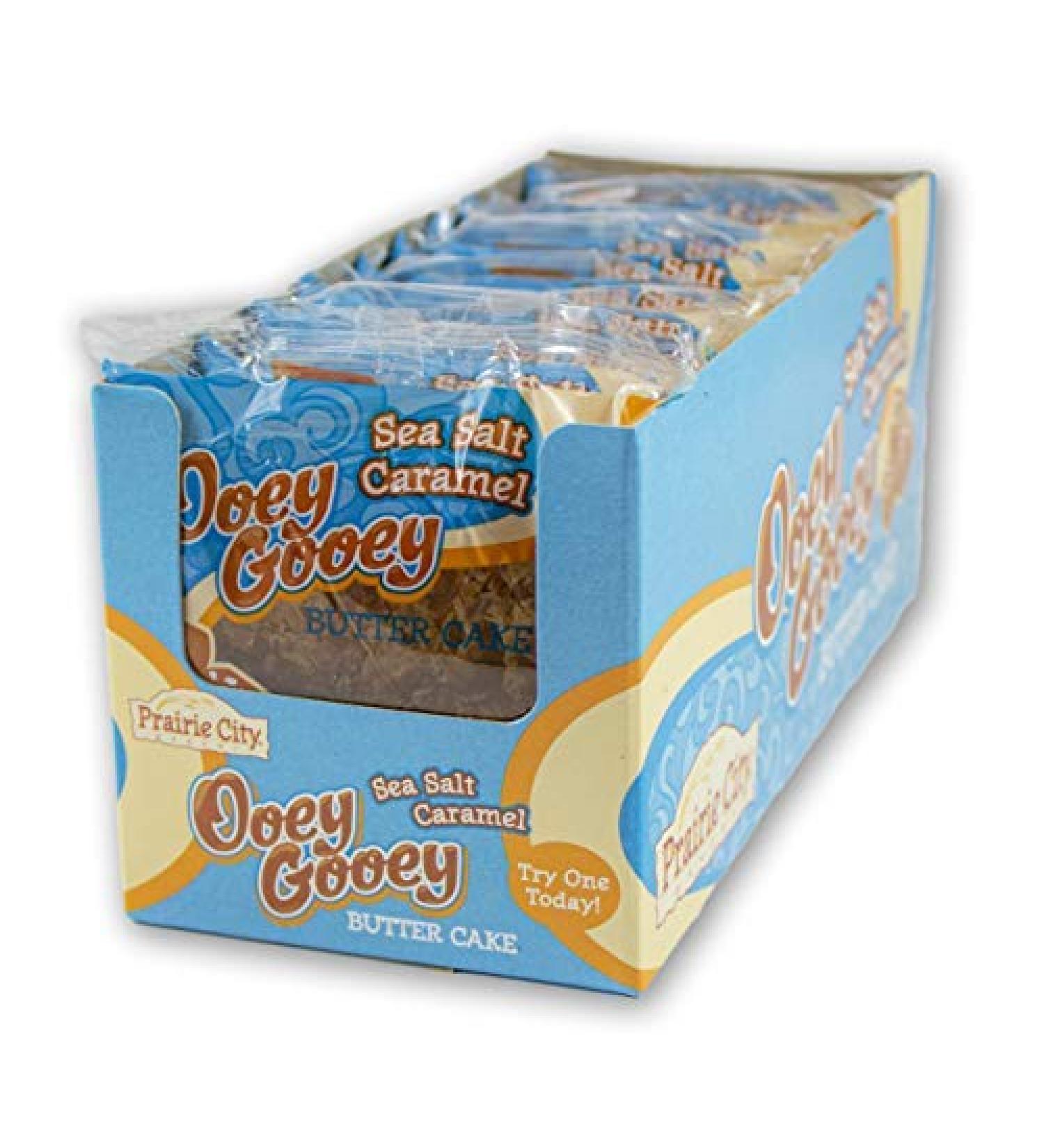 Prairie City Bakery Sea Salt Caramel Ooey Gooey Butter Cake - 10 Cakes per Box - Buy Online on GoSupps.com