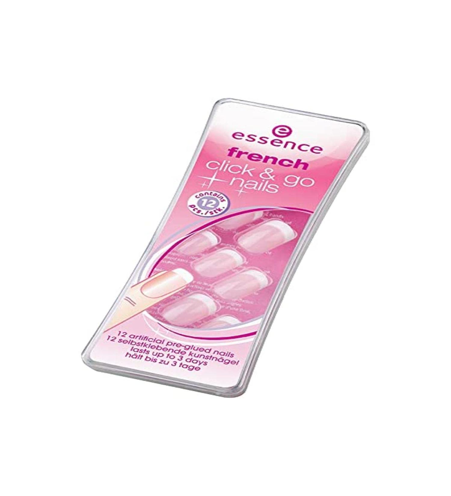 essence - Nageldesign - french click n go nails