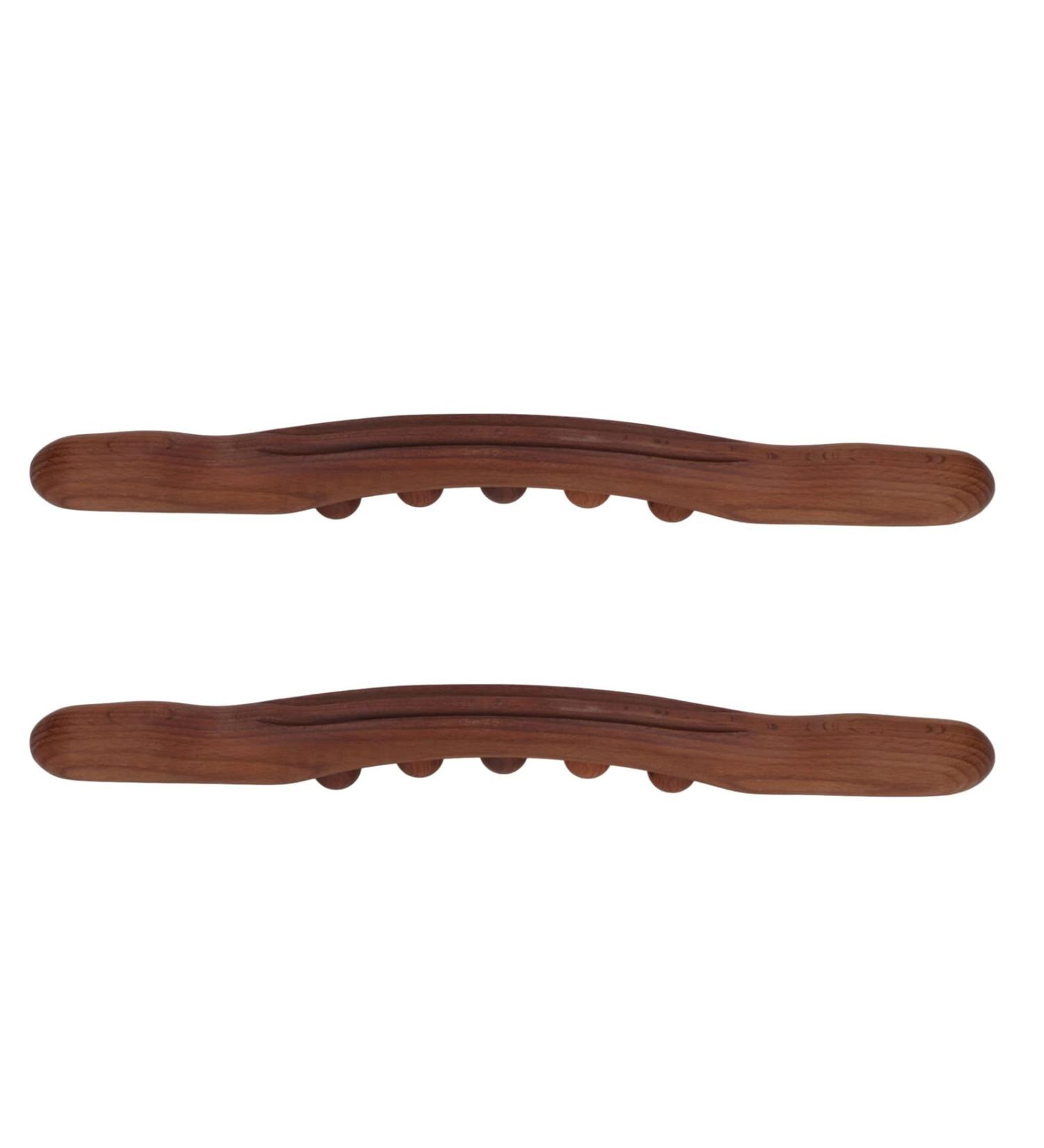 Weikeya Wooden Guasha Tool Set - 2 Pack Sturdy Wooden Guasha Stick for Waist Relief | International Shipping Available - Buy Online on GoSupps.com