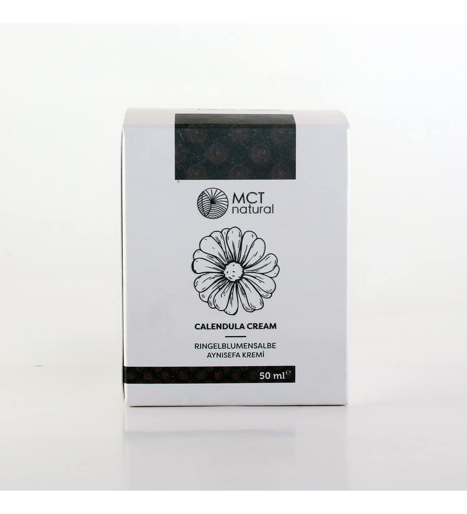 MCT natural Marigold Ointment 50 ml Natural Cosmetics for Dry Skin Moisturising Day Care Body Lotion Balm - Buy Online on GoSupps.com