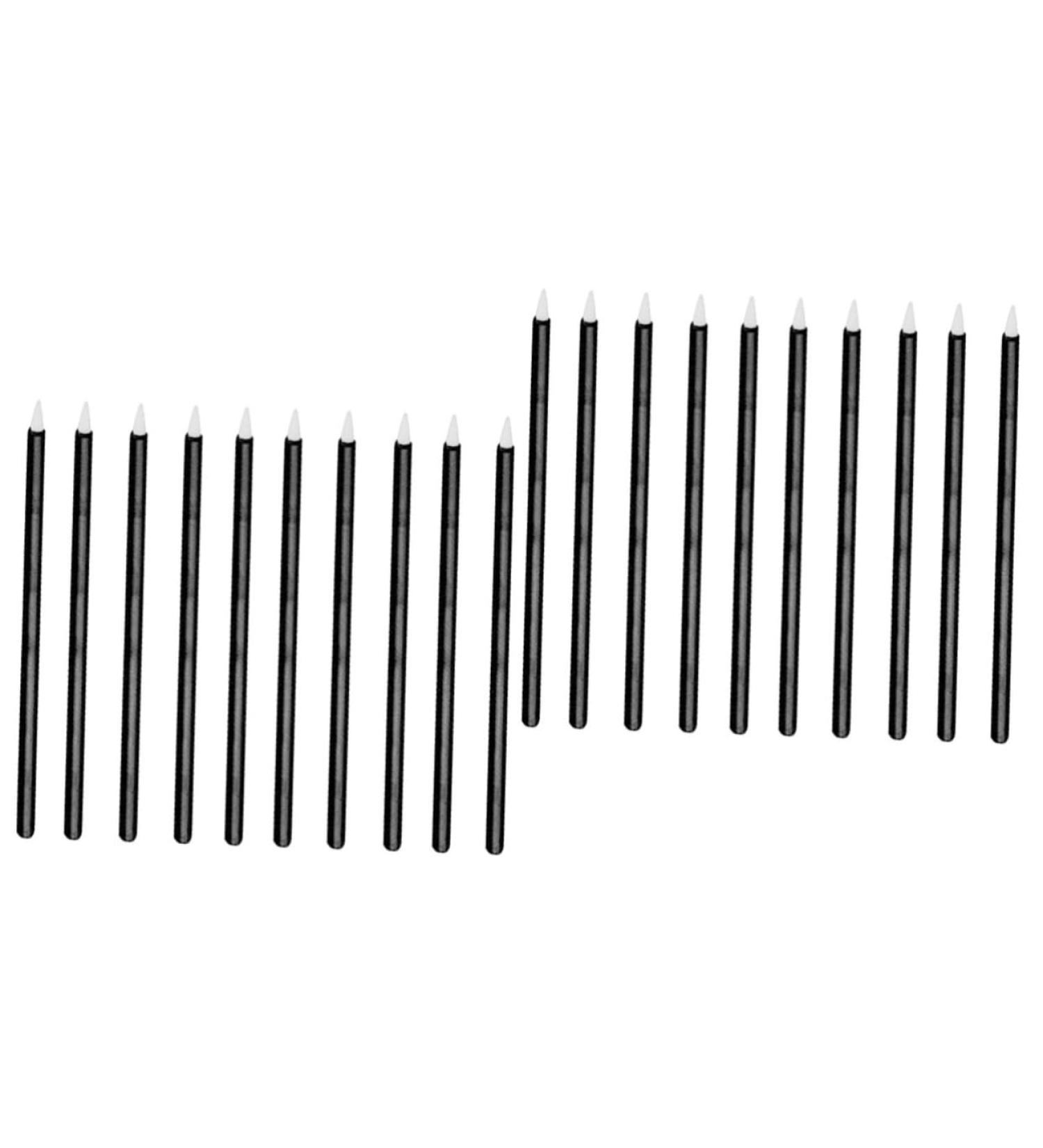 DOITOOL 200 Pcs Disposable Eyeliner Eyelash Applicator Brush 9x0.7cmx2pcs Blackx2pcs - Buy Online on GoSupps.com