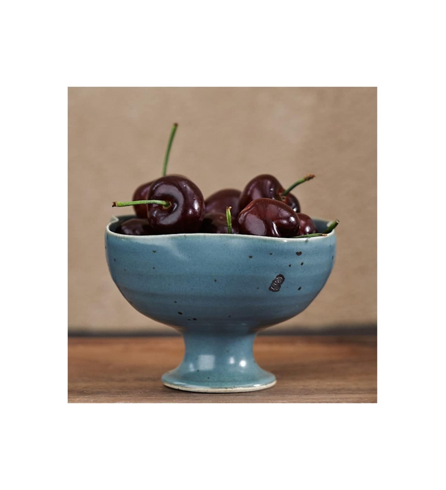 Fruit Bowl Salad Bowl Ceramic Bowl Set for Kitchen Prep Ceramic Bowls for Desserts Snacks Fruit Nuts or Dips Large Capacity Fruit Bowl for Kitchen Counter (Color : B) (B) - Buy Online on GoSupps.com