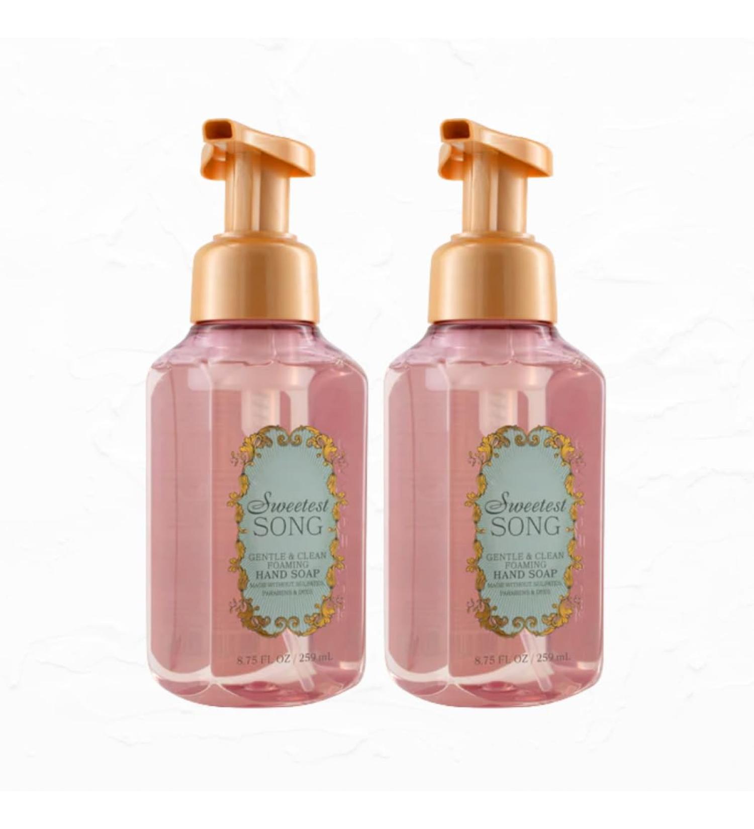Bath a d Body (2-Pack) Sweetest Song Gentle & Clean Foaming Hand Soap 8.75 fl oz each (Packaging Design Styles May Vary)