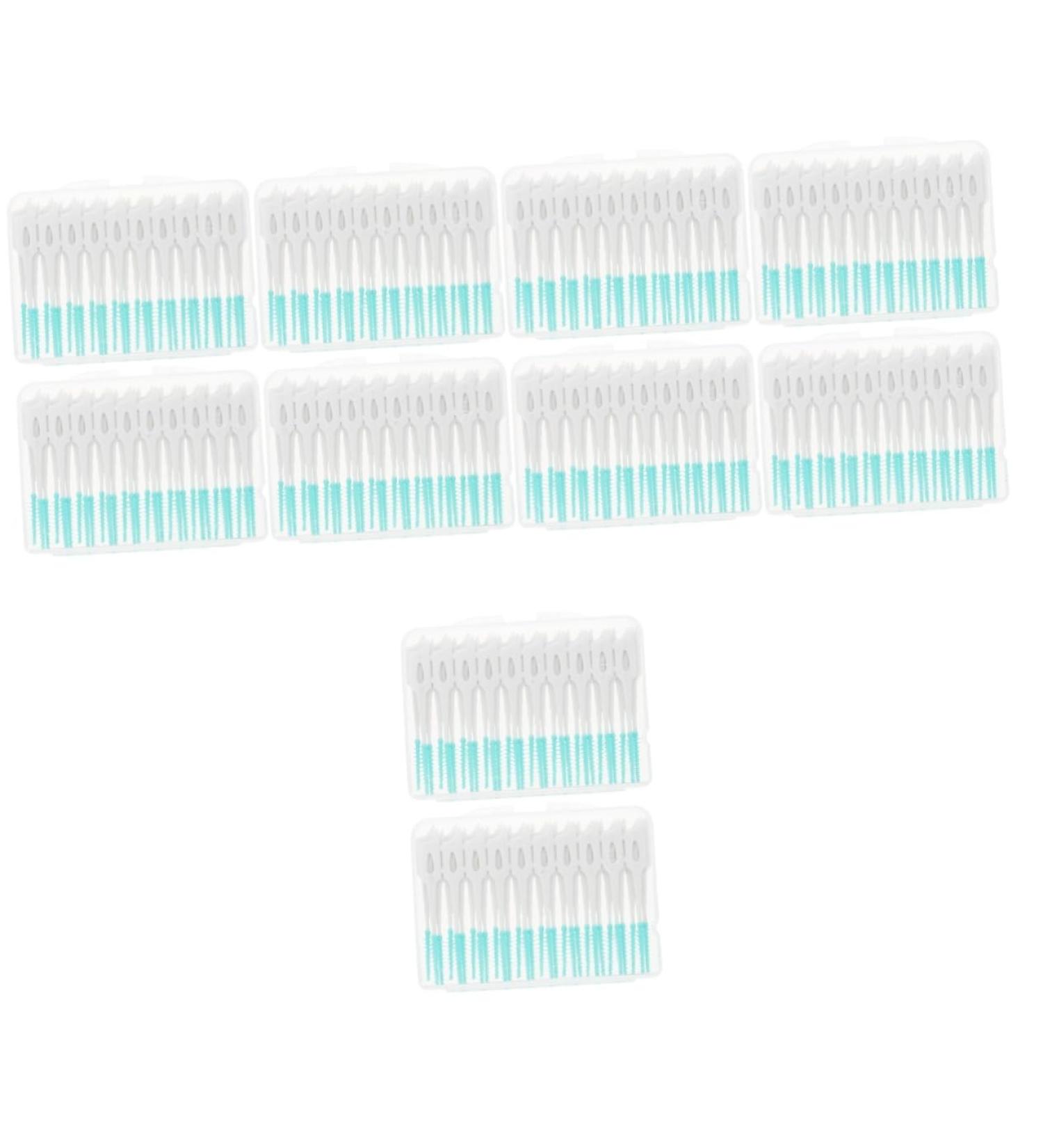 Partykindom 400 STK Interdental Brushes - Portable Tooth Cleaning Flap Picks for Braces | Professional Dental Tools - Buy Online on GoSupps.com