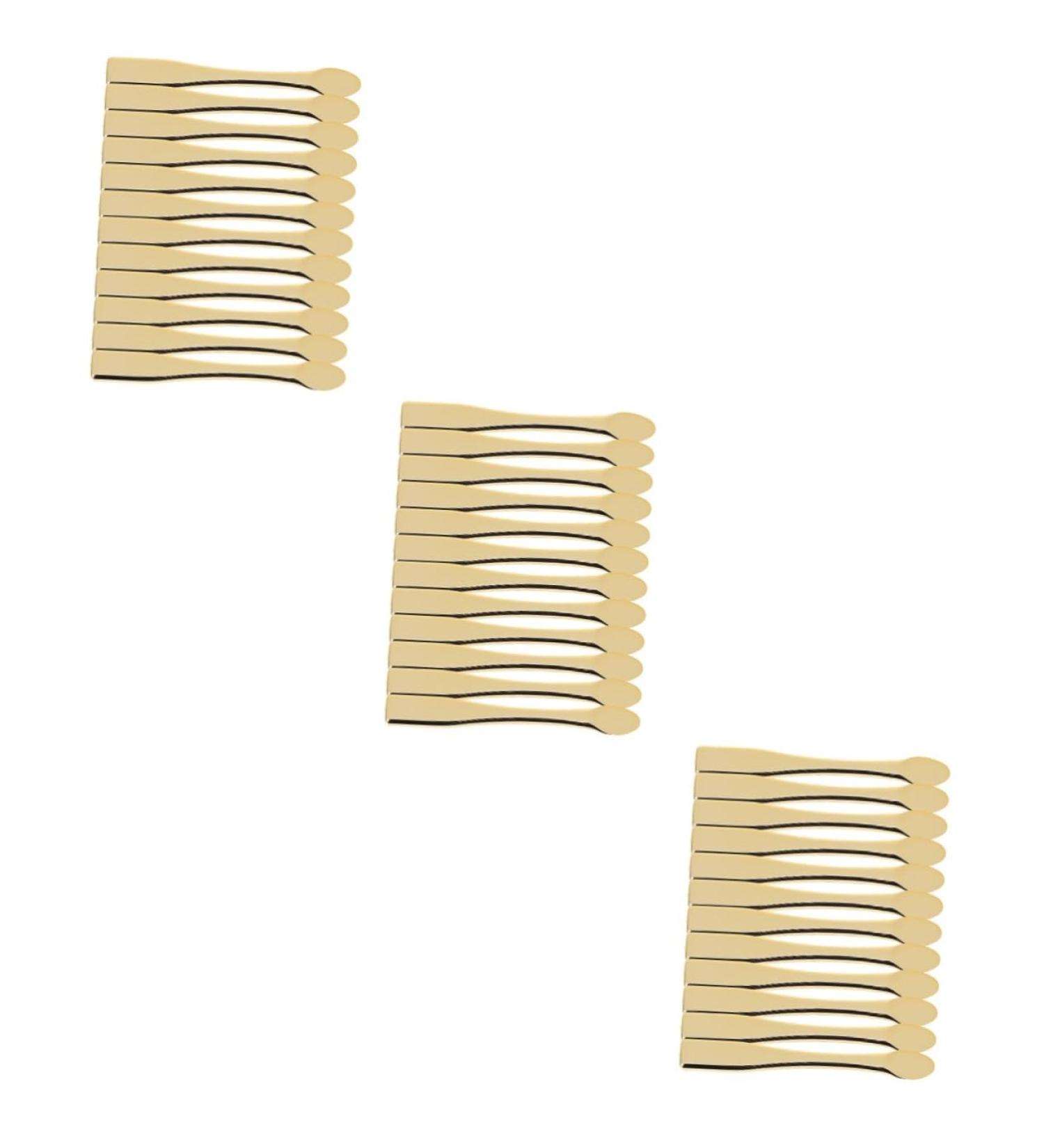 Baluue 36 Pcs Cosmetics Spatula Face Cream Spoons Mini Spoons Abs Skincare Makeup 6.00X0.70X0.70CMx3pcs Goldenx3pcs - Buy Online on GoSupps.com