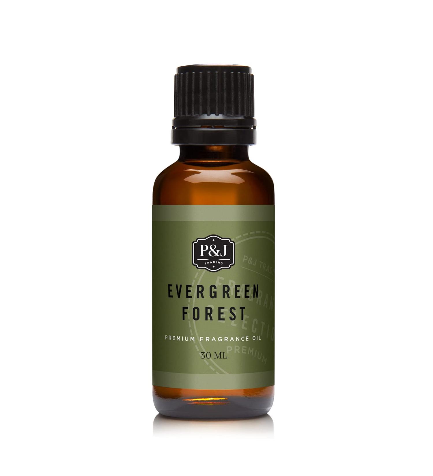 P&J Trading Fragrance Oil | Evergreen Forest 30ml - Scented Oil for Soap Making  Diffusers  Candle Making  Lotions  Haircare  Slime  and Home Fragrance