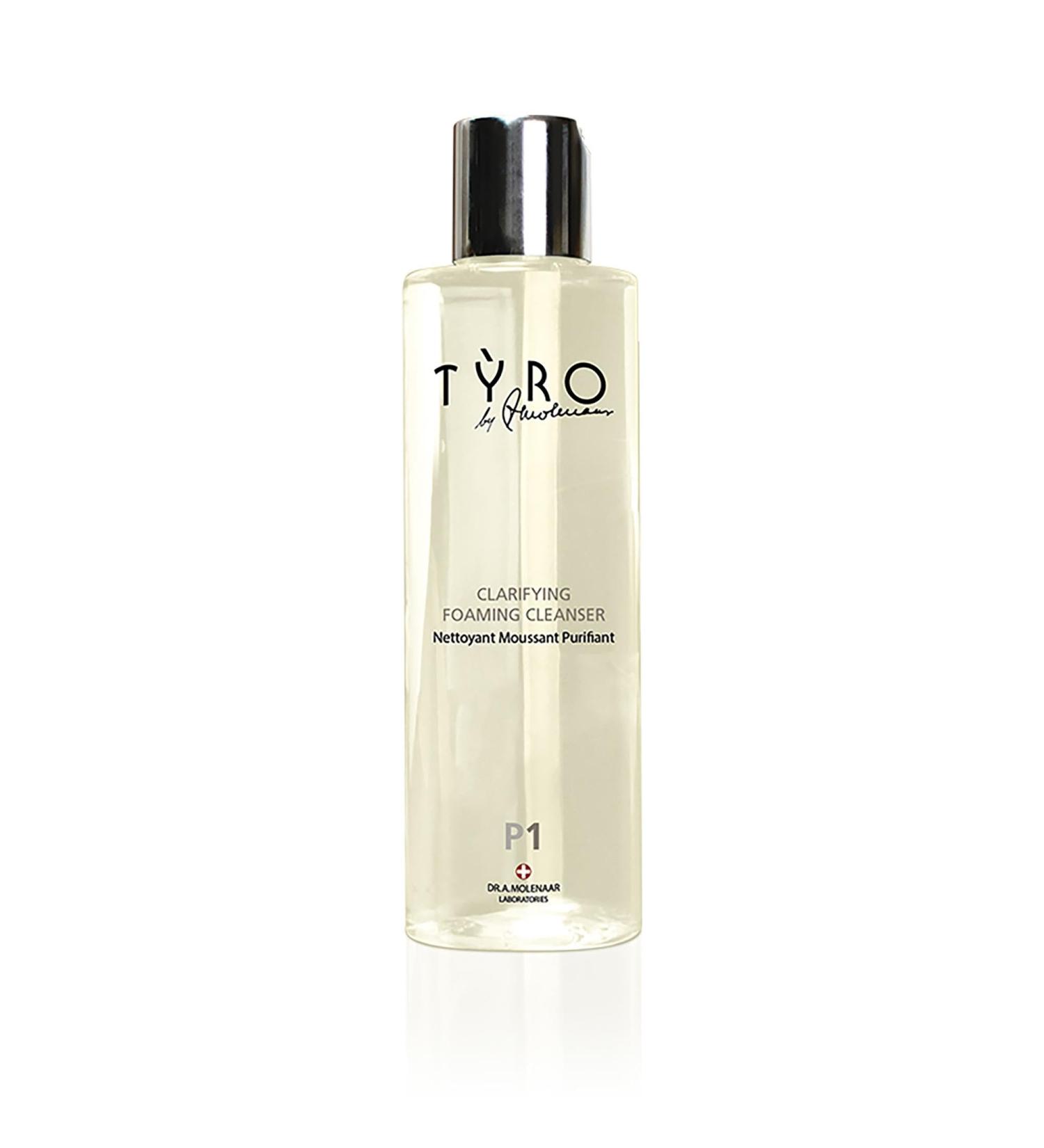 Tyro Clarifying Foam Cleanser - Effectively Sloughs Away Makeup And Other Pollutants From The Face - Instantly Combats Oily Skin Revealing A Healthy Glow - 6.76 Oz