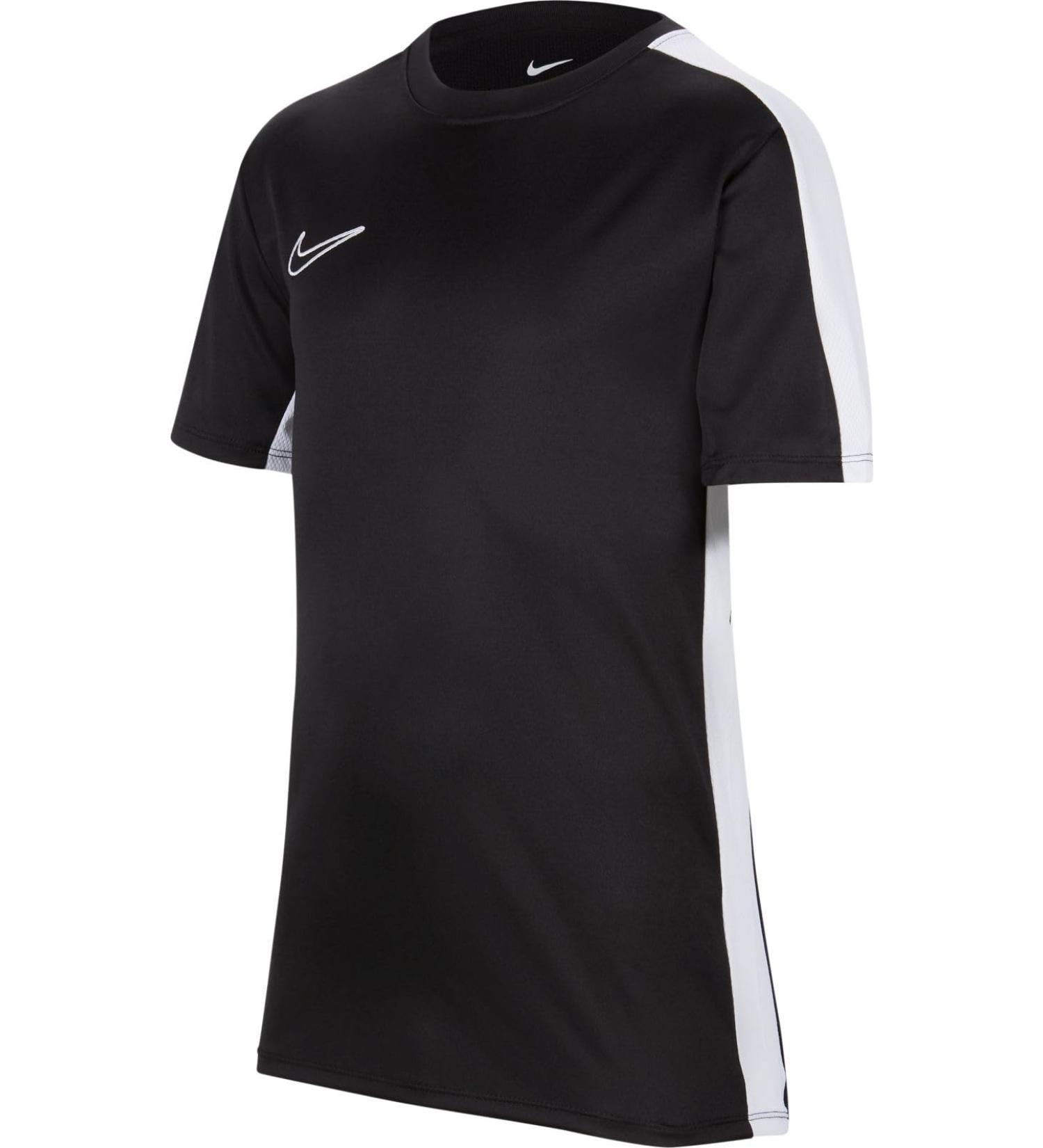 Nike Unisex Kids' Y NK Df Acd23 Short-Sleeve Soccer Top - Black/White/White | Best International Shipping - Buy Online on GoSupps.com