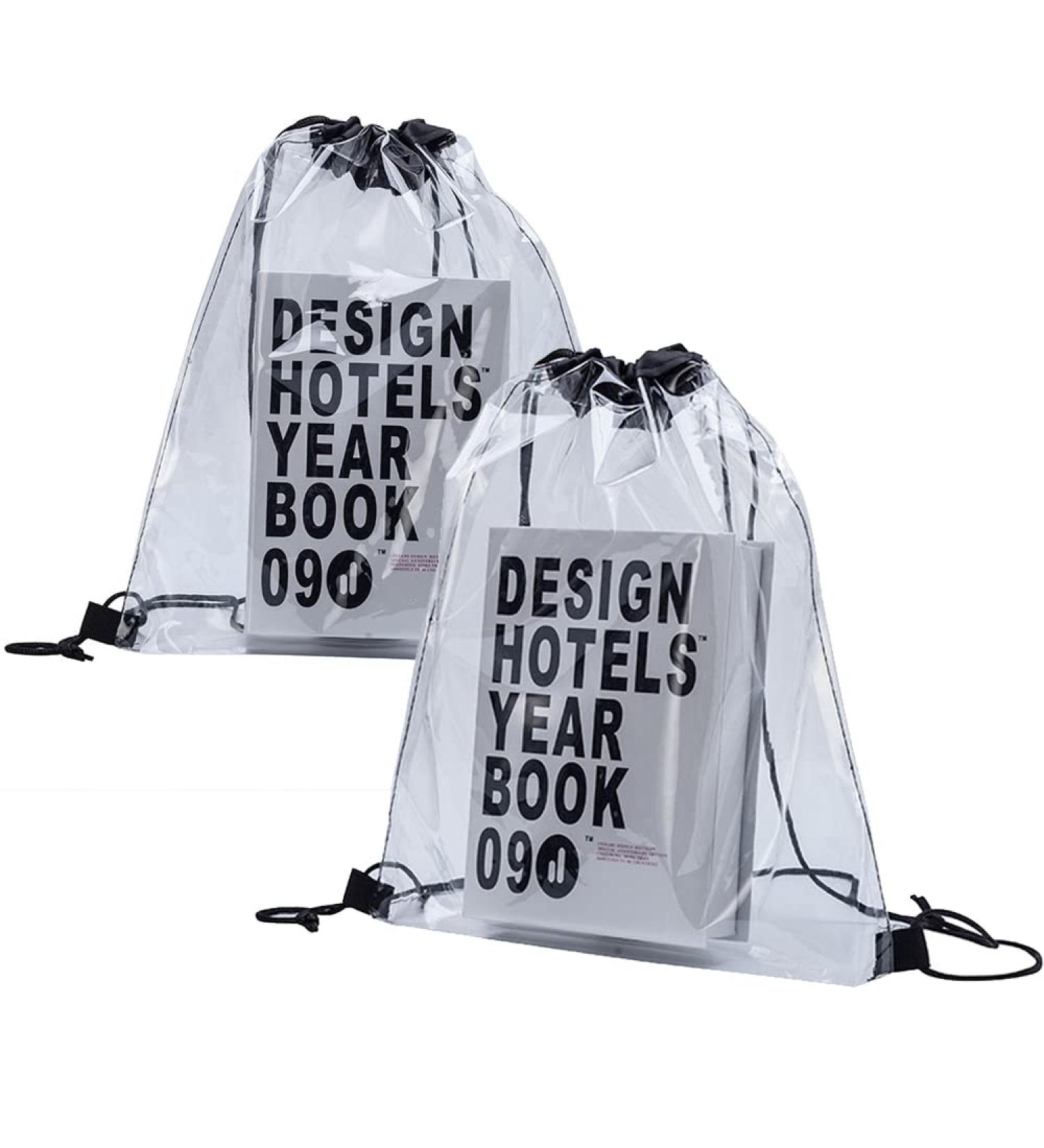 Wuzdy Transparent Sports Backpack - Water-Repellent Unisex Bag for School Gym & Sports - 2 Pieces - Buy Online on GoSupps.com