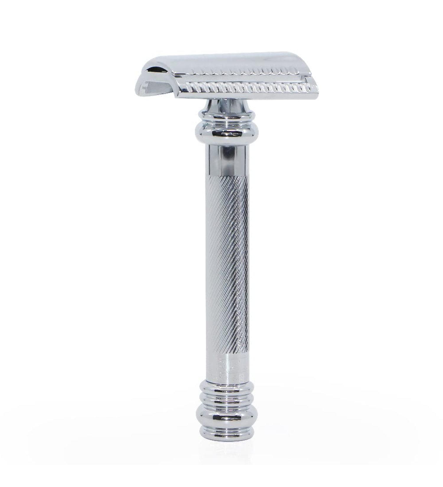 Buy MERKUR DOVO Safety Razor 39C Slant Bar - 120g Silver | Premium International Shipping - Buy Online on GoSupps.com