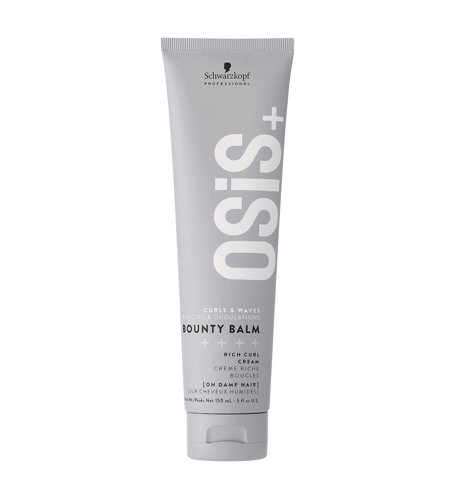 Schwarzkopf Professional OSiS Bounty Balm Curl Cream Defines Waves Reduces Frizz Shine Smoothness Strong Definition Lightweight Volume 150 ml - Buy Online on GoSupps.com