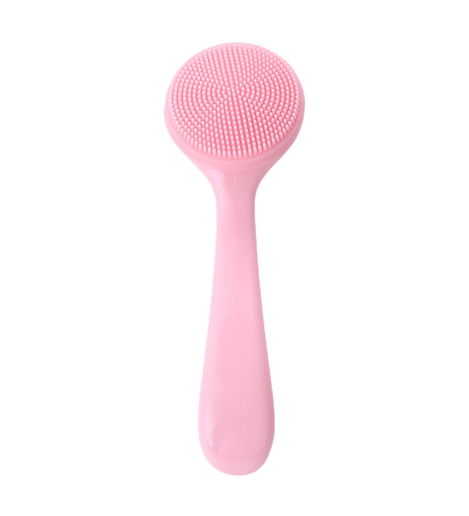 shlutesoy Face Masque Brush Deep Cleaning Non-irritating Skin Care Facial Exfoliator Cleansing Brush for Girl Pink - Buy Online on GoSupps.com