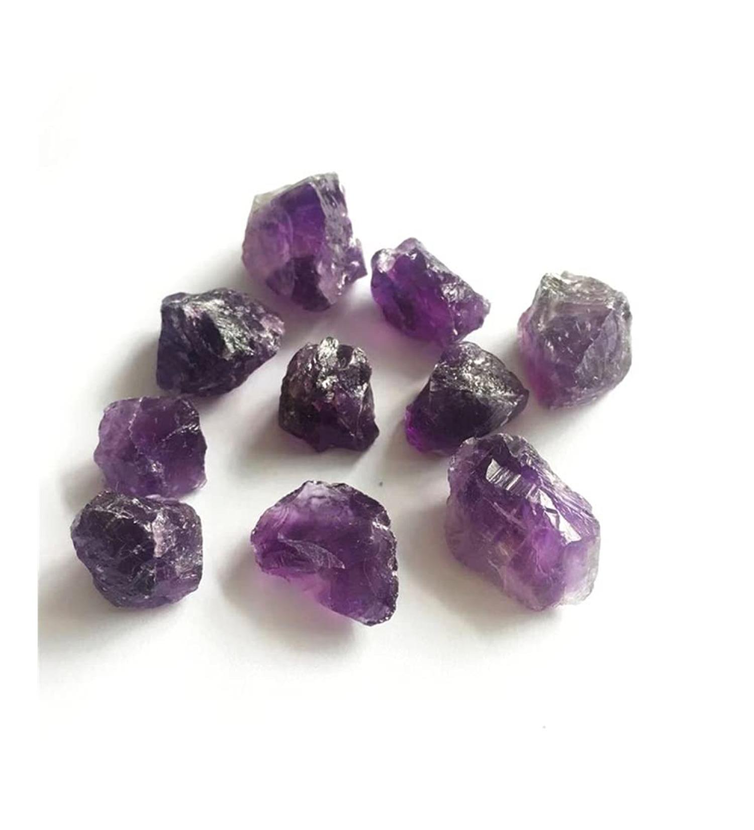 Crystal 10pcs Natural Raw Amethyst Crystal for Stones - Buy Online on GoSupps.com