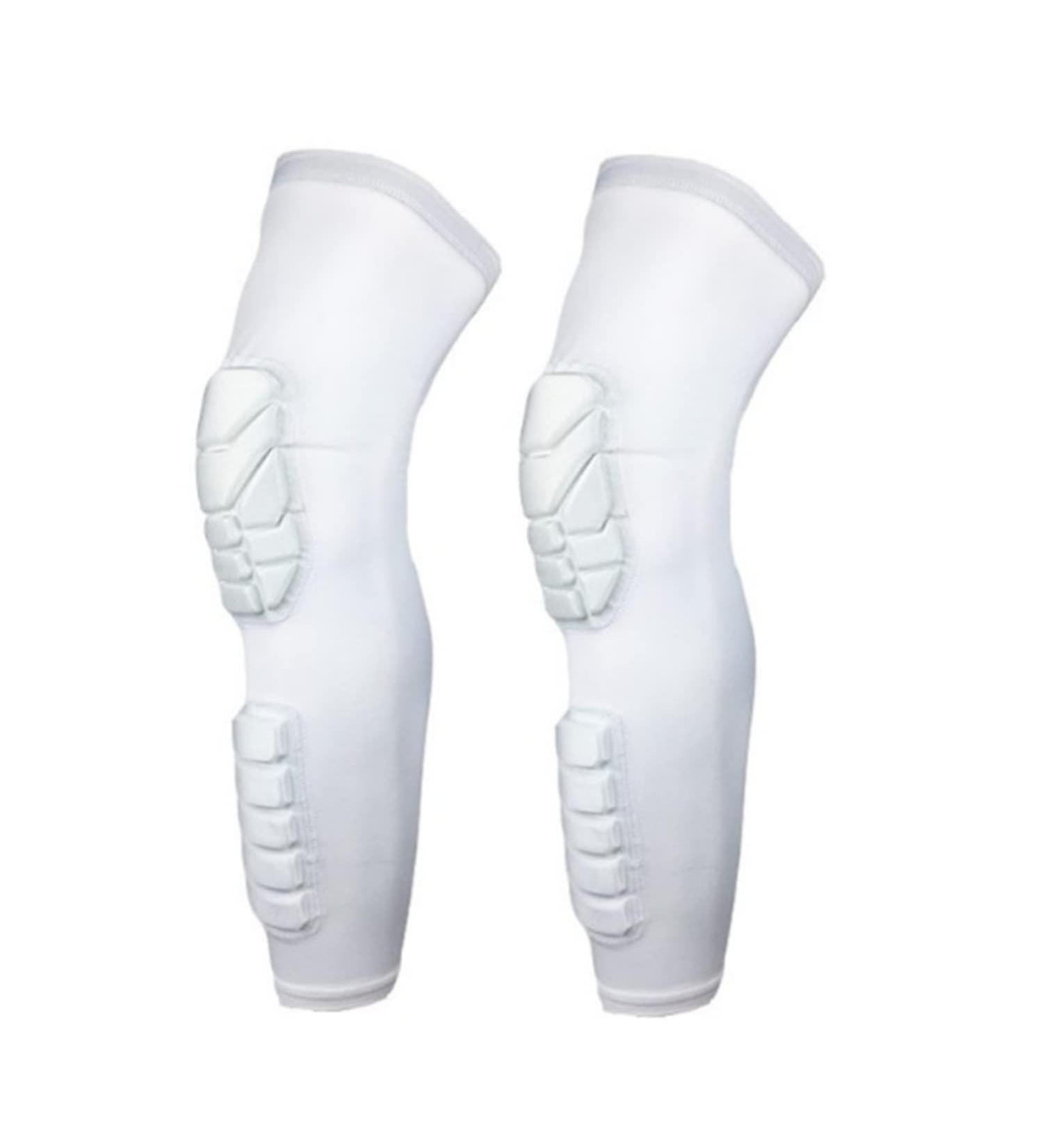 Knee Pads Compression Leg Sleeve - Calf Shin Support for Volleyball Basketball Football & Weightlifting - X-Large - International Shipping Available - Buy Online on GoSupps.com