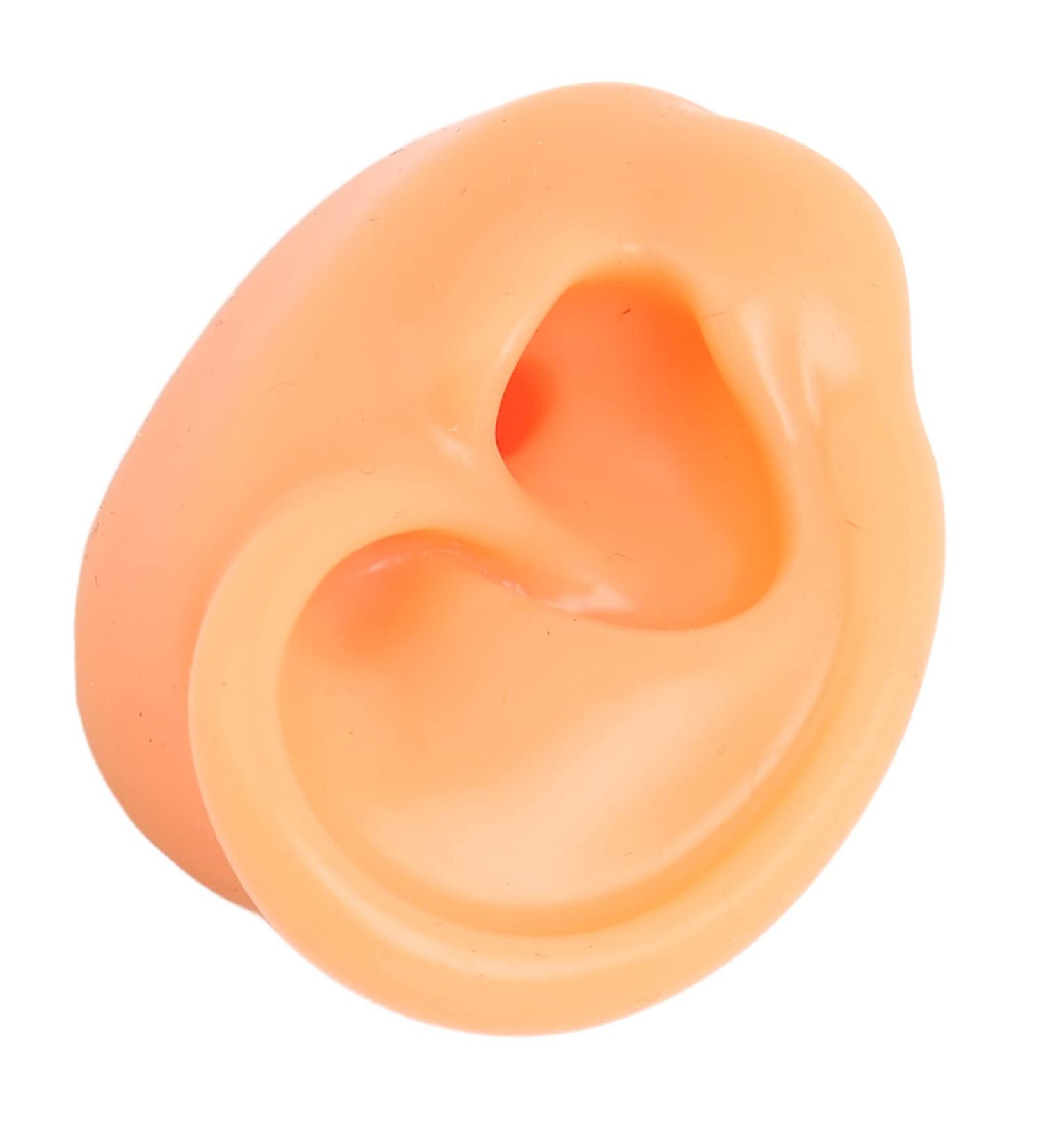Flexible Silicone Human Ear Model for Displaying Earrings - Reusable Fake Ear Right Side - Buy Online on GoSupps.com