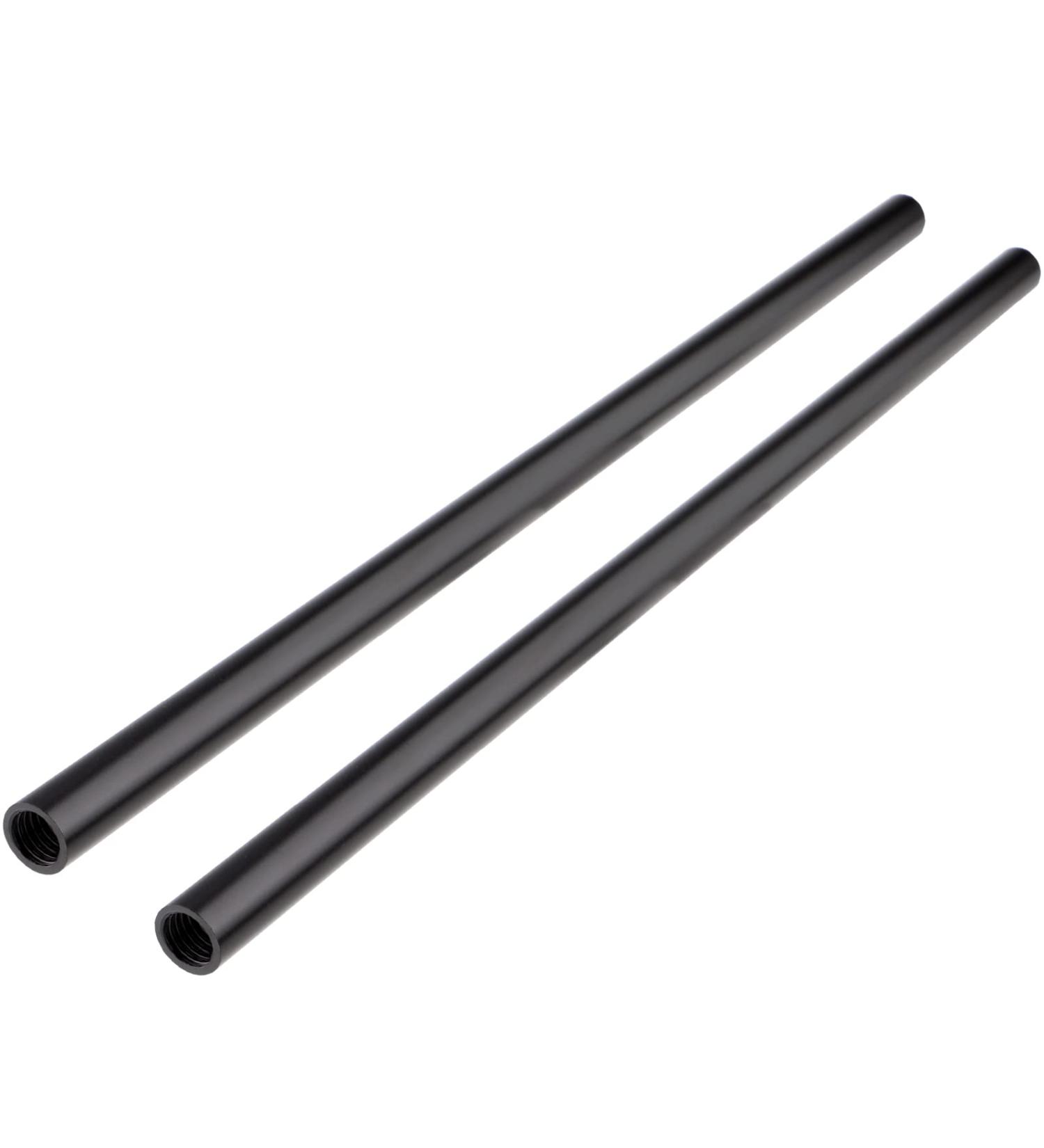 LEFTFOTO 15mm Rods 10 Inch (250mm) Aluminum Alloy Rods (2PCS) for Shoulder Rig Support System | Matte Box Compatible - Buy Online on GoSupps.com