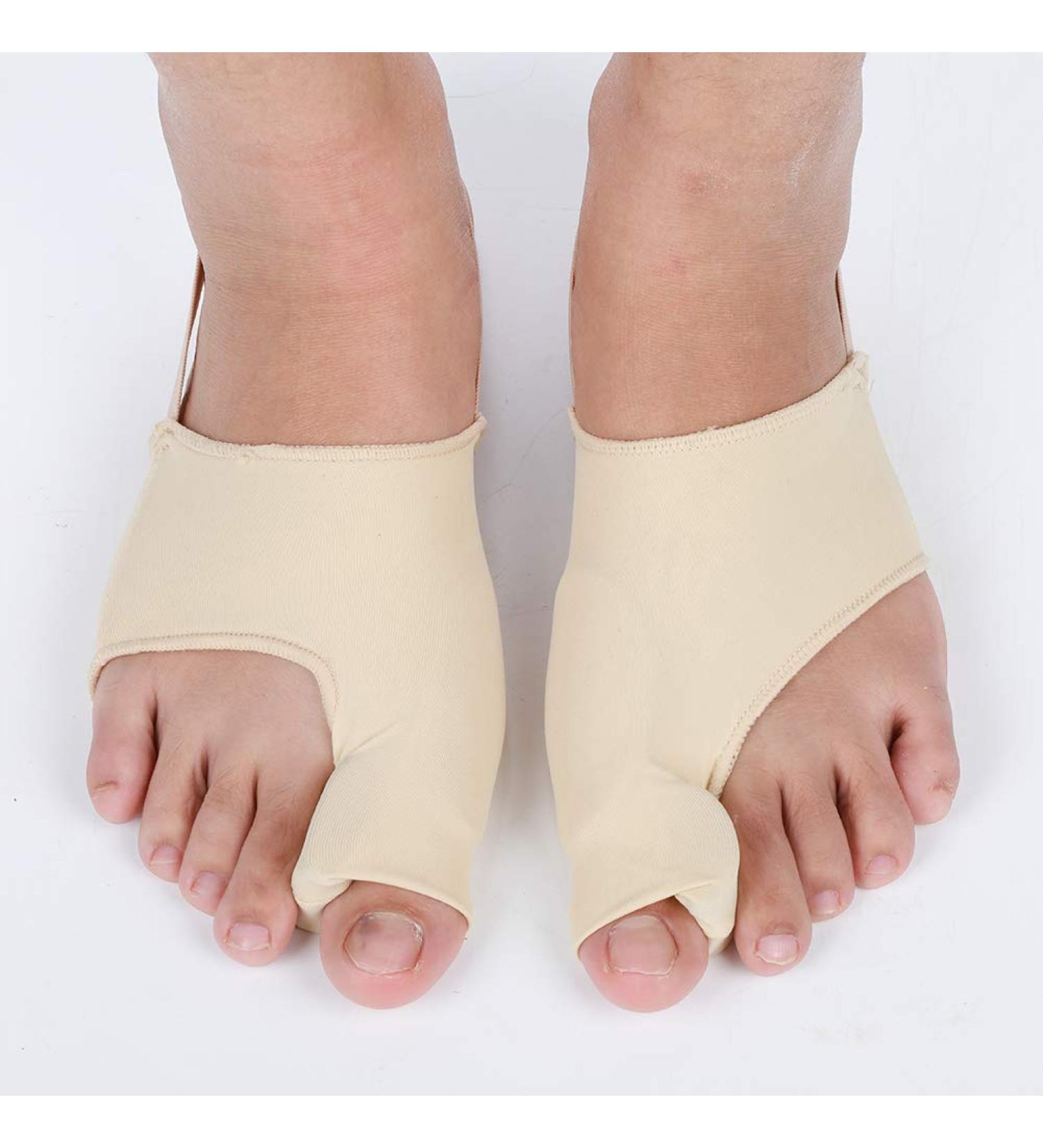 Bunion Corrector & Toe Separator with Anti-Slip Straps - Pain Relief for Hallux Valgus, Bent Toes - Silicone Gel Pads Included - Buy Online on GoSupps.com