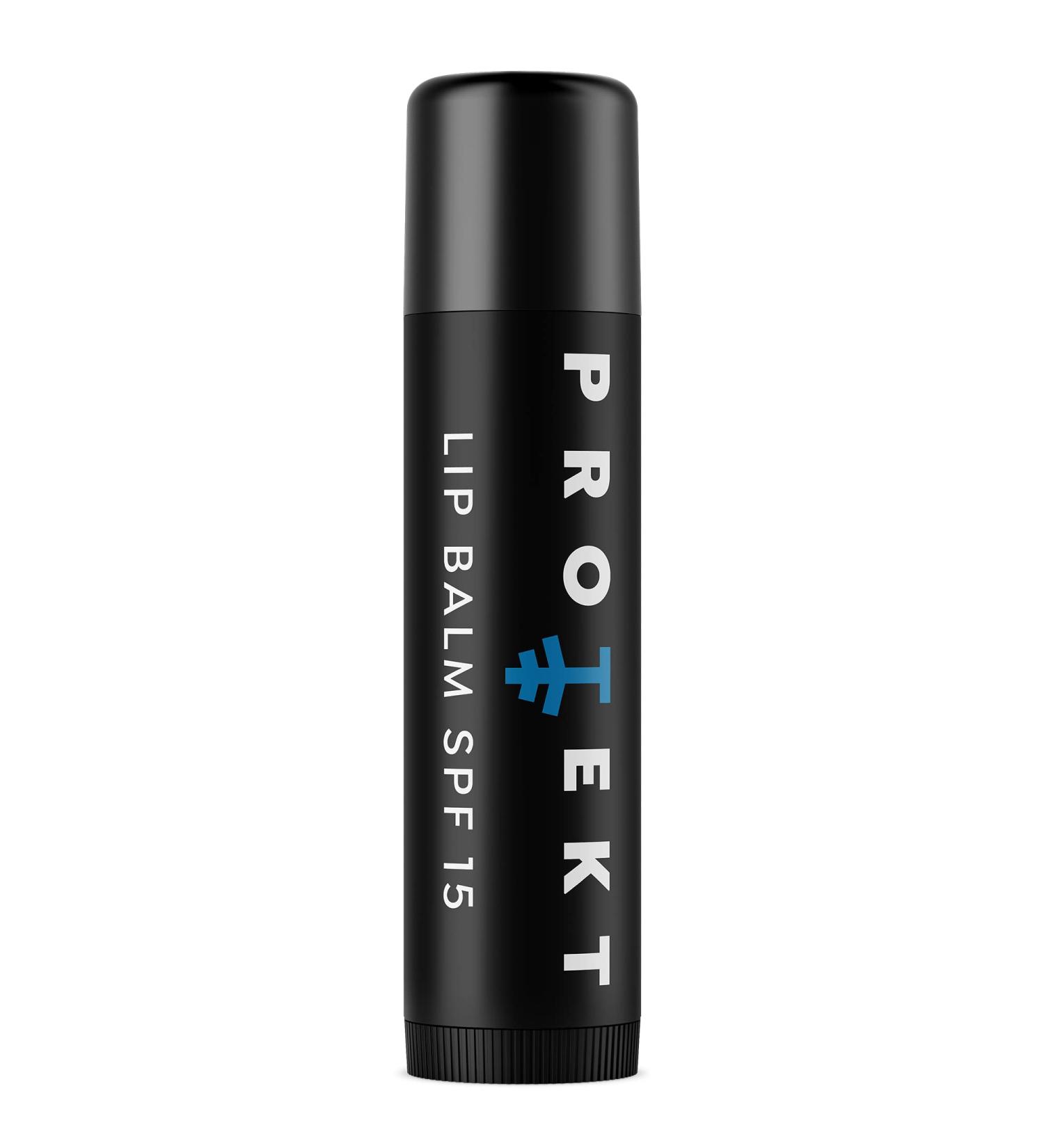 Protekt SPF15 Zinc Oxide Lip Balm - UVA/UVB Broad Spectrum Protection - 0.67oz - Reef Safe & Kid Safe - Moisturizing with Sunflower Seed Oil & Shea Butter - Buy Online on GoSupps.com
