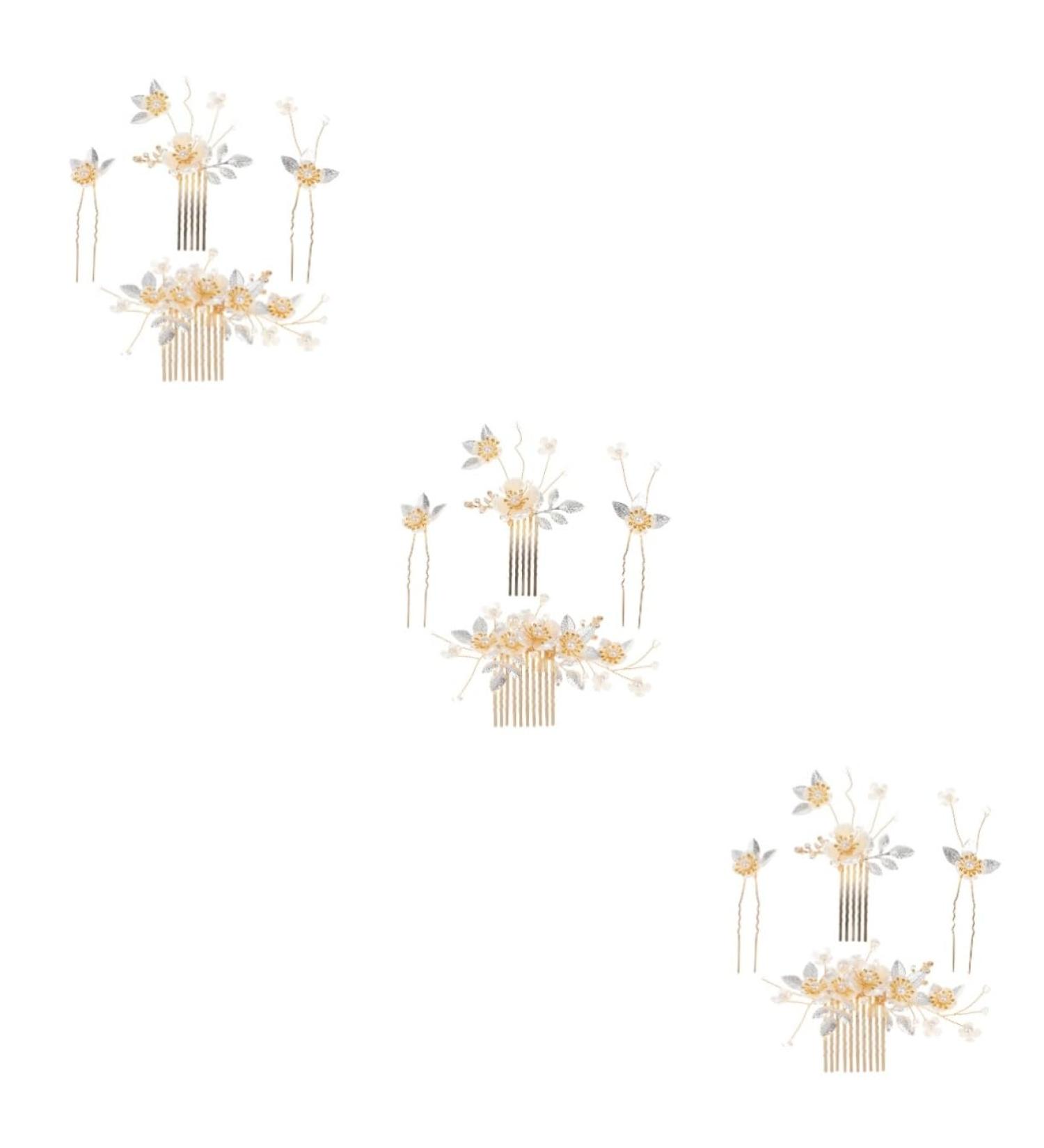 minkissy 6 Sets Hair Accessories Wedding Hair Pin Bridal Hair Comb Bride Hair Decor Rhinestone Wedding Hair Wedding Bride Hair Decorations Zinc Alloy Bridesmaid Wedding Dress Romantic - Buy Online on GoSupps.com