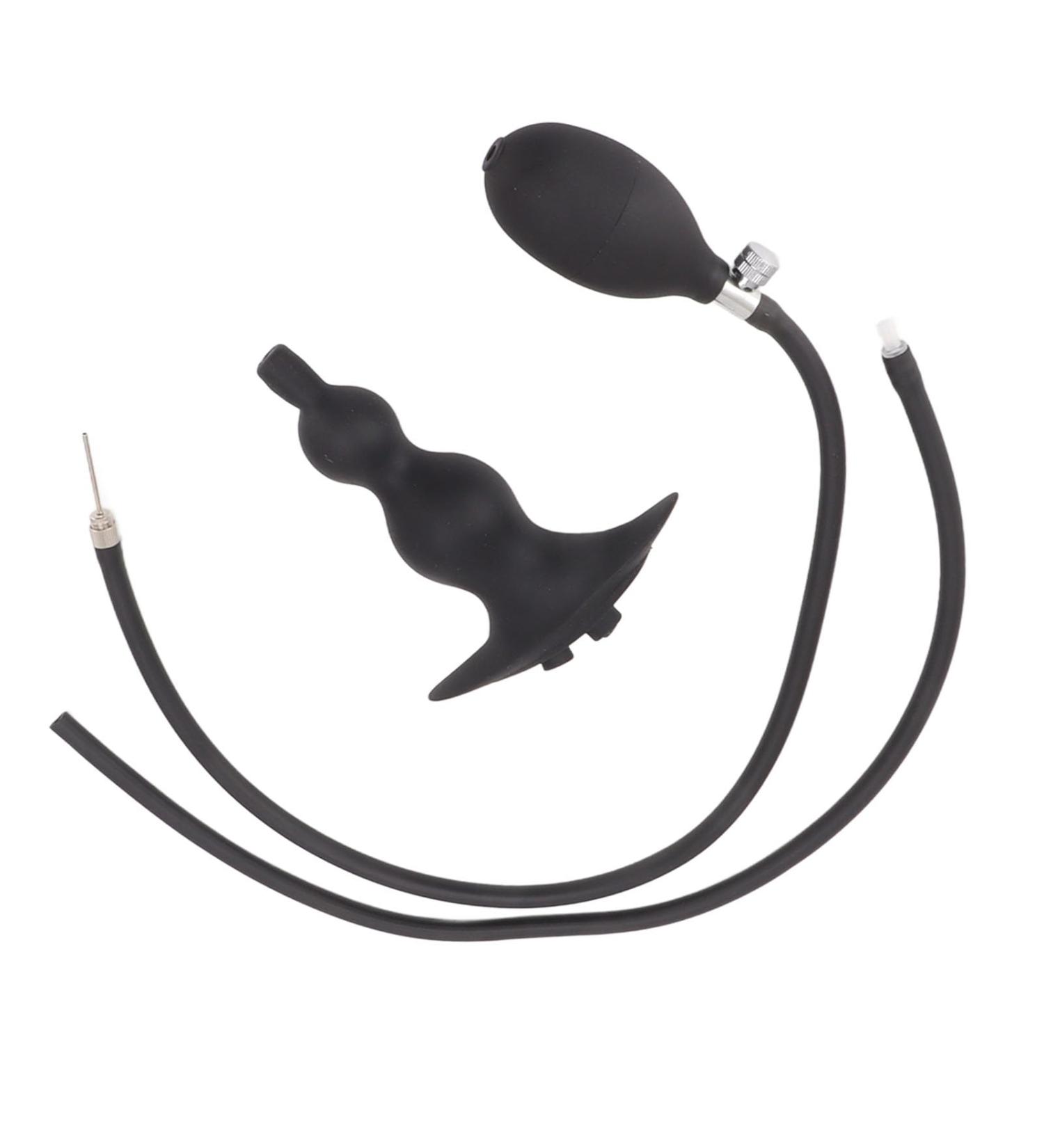 Atyhao Silicone Enema Bulb Kit - Inflatable Anti-Aging Enema Kit for Travel | Flexible & Portable (White) - Buy Online on GoSupps.com