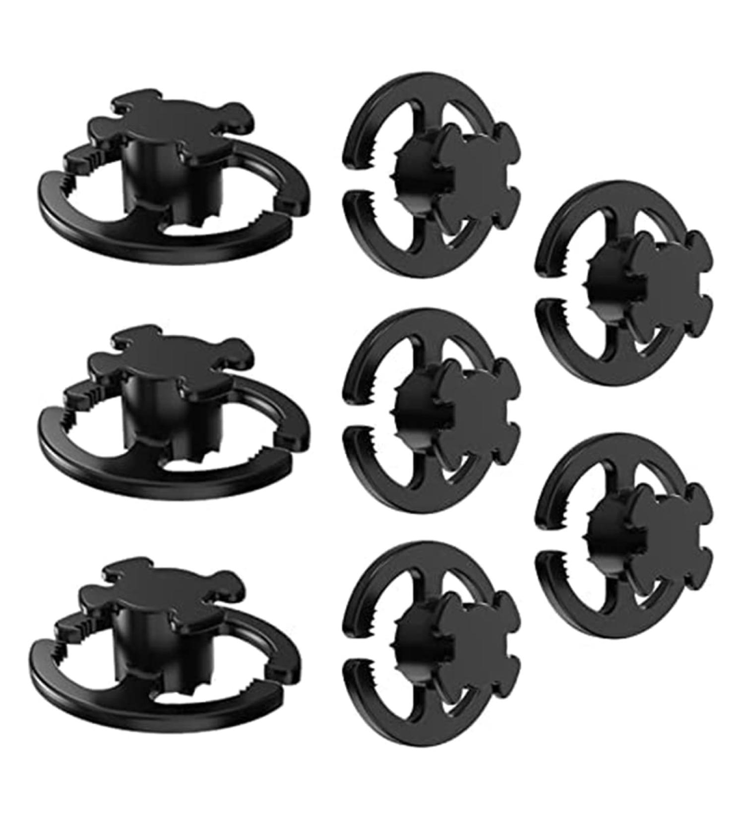 Vklopdsh Ski Helmet Mask Holder - 8-Piece Snowboard Helmet Hook for Attaching Masks | Durable & Convenient - Buy Online on GoSupps.com