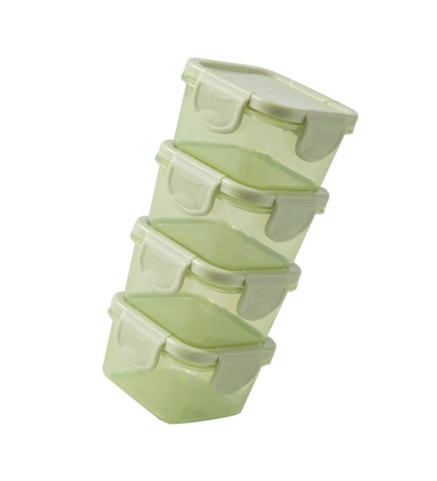 MAGICLULU Portable Mini Fridge 4pcs Boxes Packing Crisper Spice Jar Baby Accessories Cereal Container 1 - Buy Online on GoSupps.com