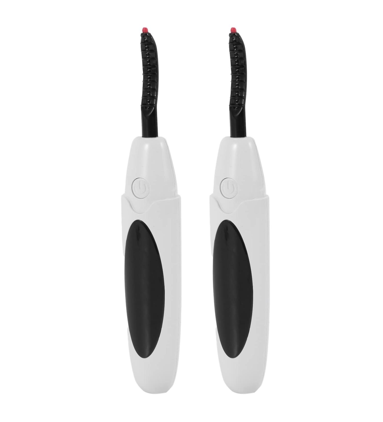 VENEKA 2X Electric Heated Eyelash Curler USB Charge Makeup Curling Kit Long Lasting Natural Eye Lash Curler White - Buy Online on GoSupps.com