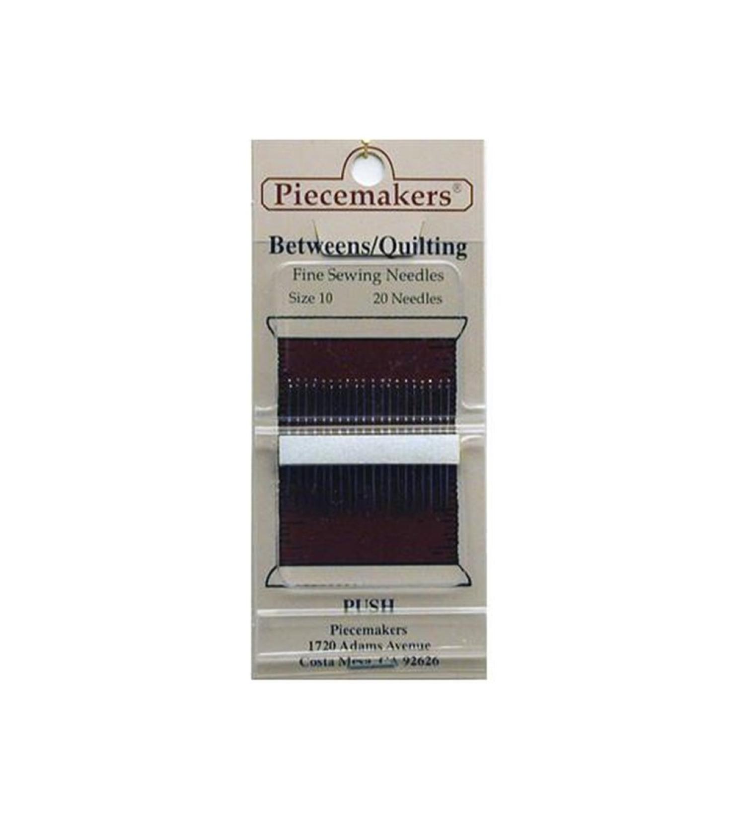 Piecemakers Betweens Quilting Needles Size 10