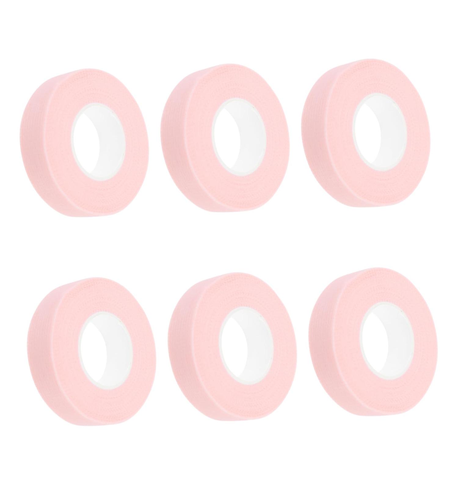 Angoily 6 Rolls Grafting Eyelash Tape Cosmetology Supplies Nail Tools for Nail Art Tape for Dispenser Lash Tapes for Eyelash Lash Tools Eyes Extension Belt Pink Non-woven Fabric - Buy Online on GoSupps.com