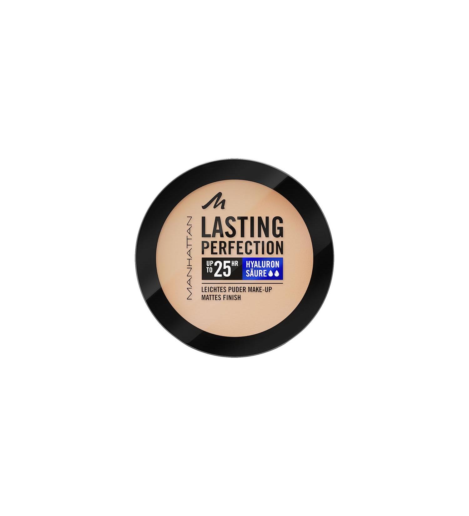 Manhattan Lasting Perfection Fond de teint compact Poudre fort pouvoir couvrant pour une finition mate naturelle Fb. 003 S same 7 g - Buy Online on GoSupps.com