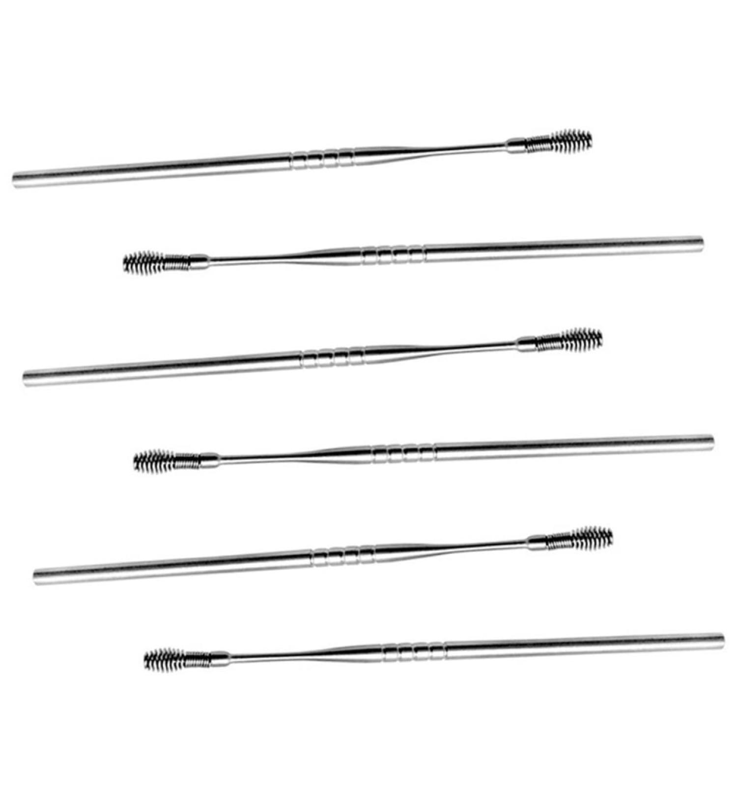 Spring Ear Pick Set - 6pcs Stainless Steel Spiral Ear Cleaner Kit - Buy Online on GoSupps.com