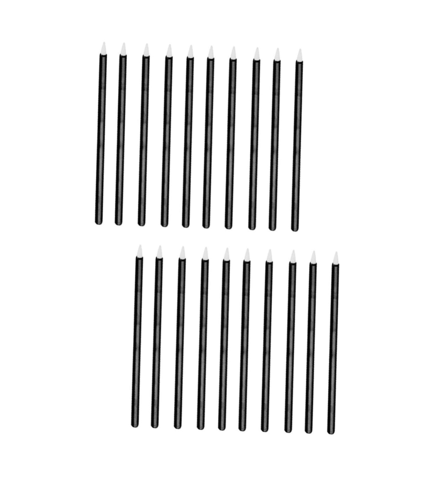 Healeved 200 Pcs Disposable Eyeliner Gel Liner Eyeliner Makeup Eyeliner Wand Black Artificial Fiber 1 count (Pack of 1) Blackx2pcs - Buy Online on GoSupps.com