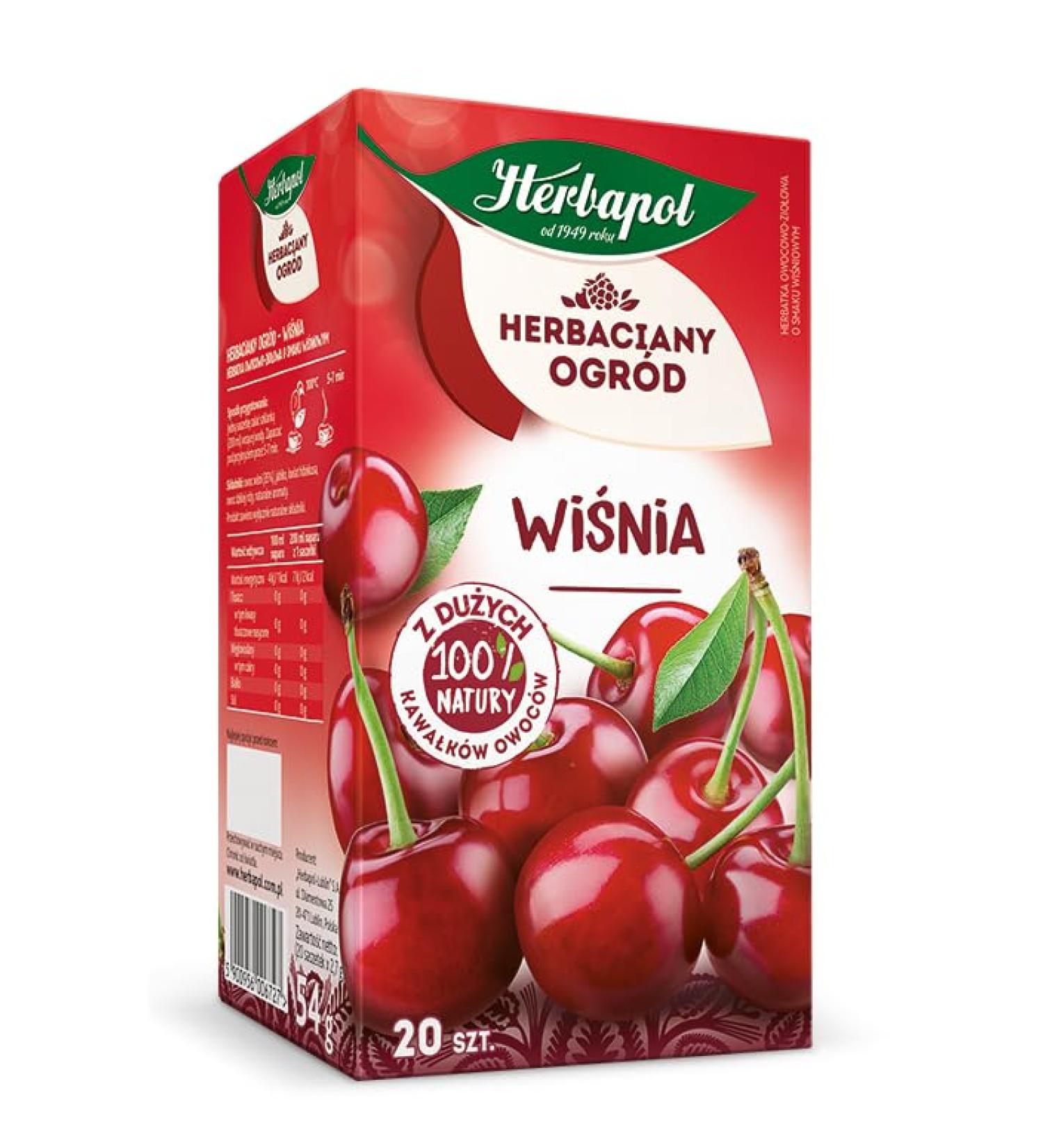 Cherry Tea Natural Pure And Refreshing Herbal Fruit Infusion Herbapol