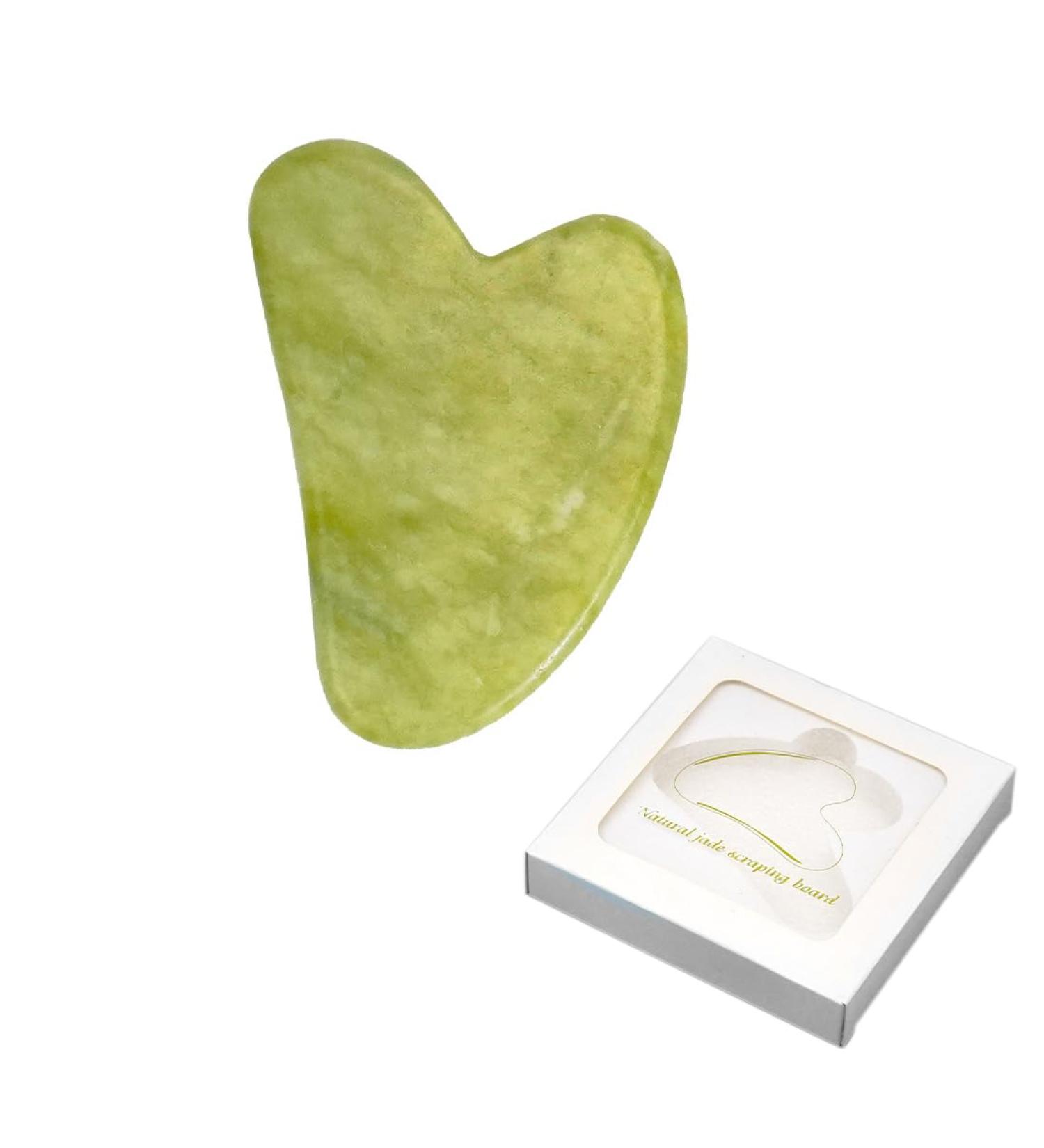 Buy Gua Sha Facial Tool & Roller - Lymphatic Drainage Massage for Tension Relief & Skin Relaxation - International Shipping Available - Buy Online on GoSupps.com